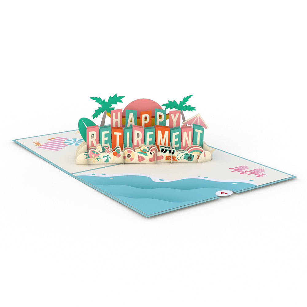 Happy Retirement Pop-Up Card、mySite、solidvoid