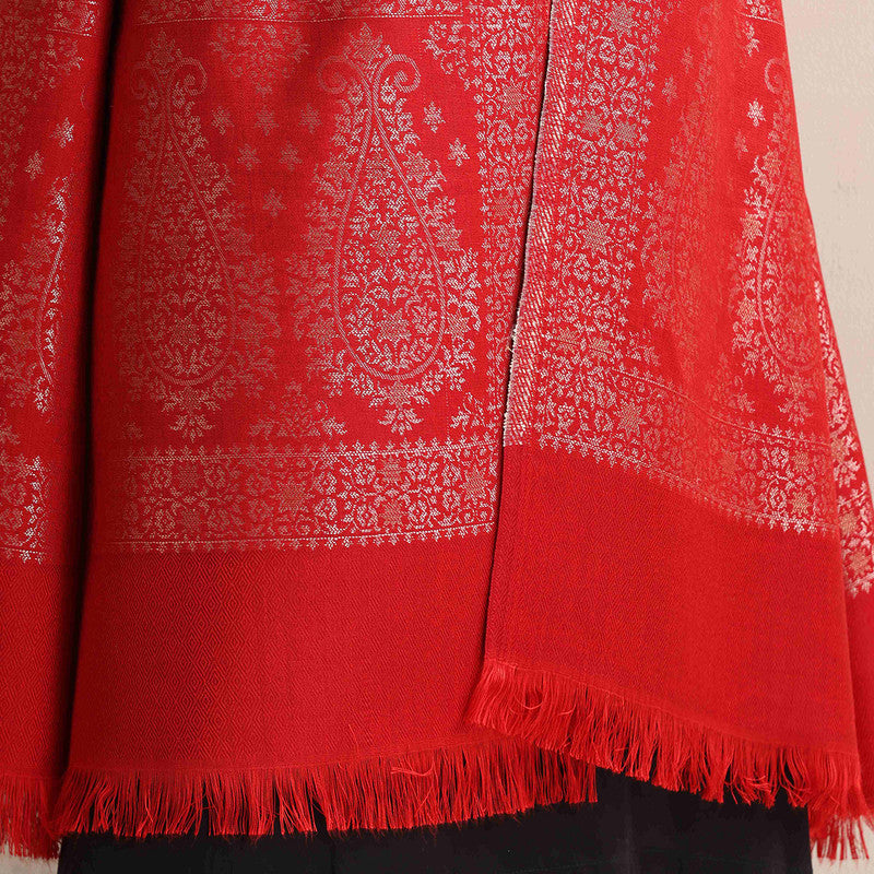 Woolen Stole | Printed Design | Red、mySite、camillekostekn