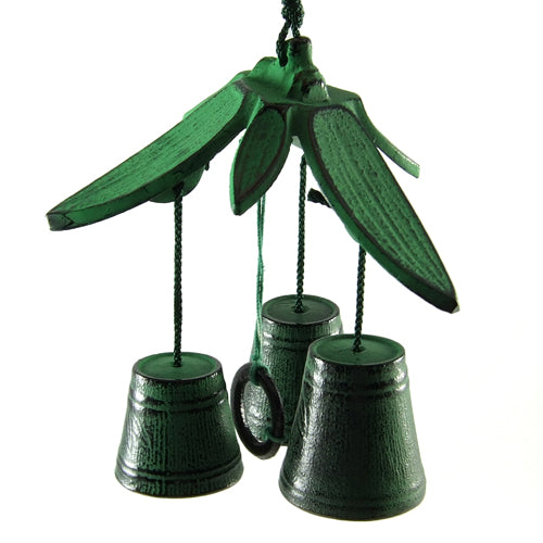 Bamboo Leaf Cast Iron Wind Bell、mySite、topwebapps