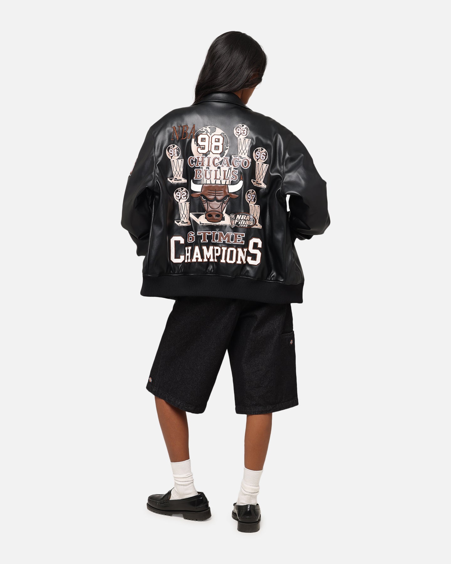 Mitchell & Ness Chicago Bulls 6 Time Jacket Black、mySite、zt4zffjzw