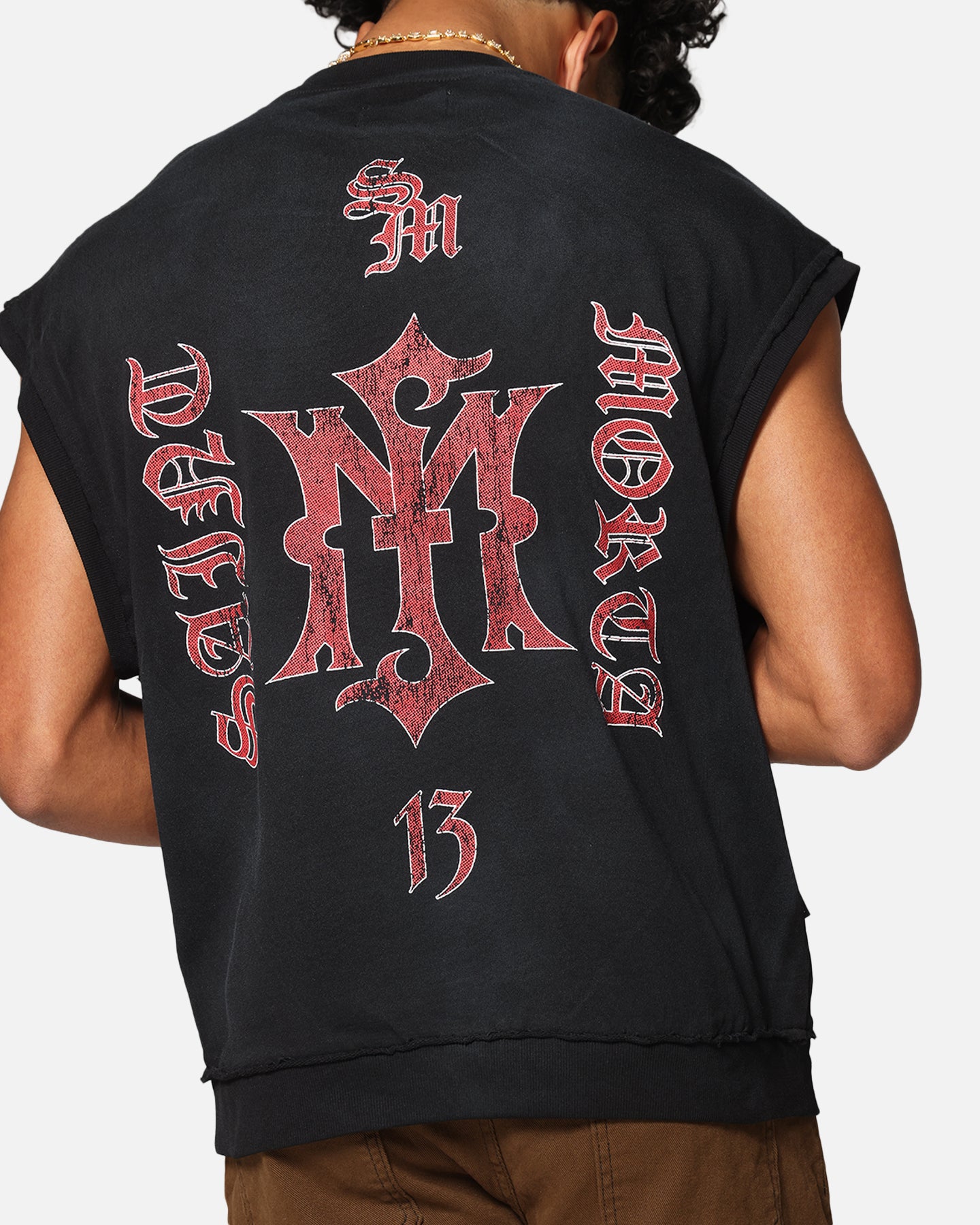 Saint Morta Hardcore Cut Off T-Shirt Sunfade Grey、mySite、zt4zffjzw