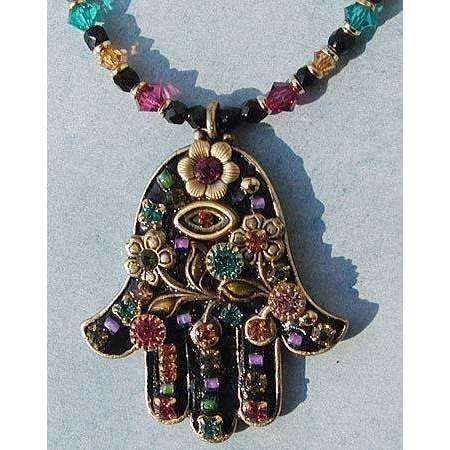 Michal Golan Black Hamsa Necklace、mySite、topwebapps