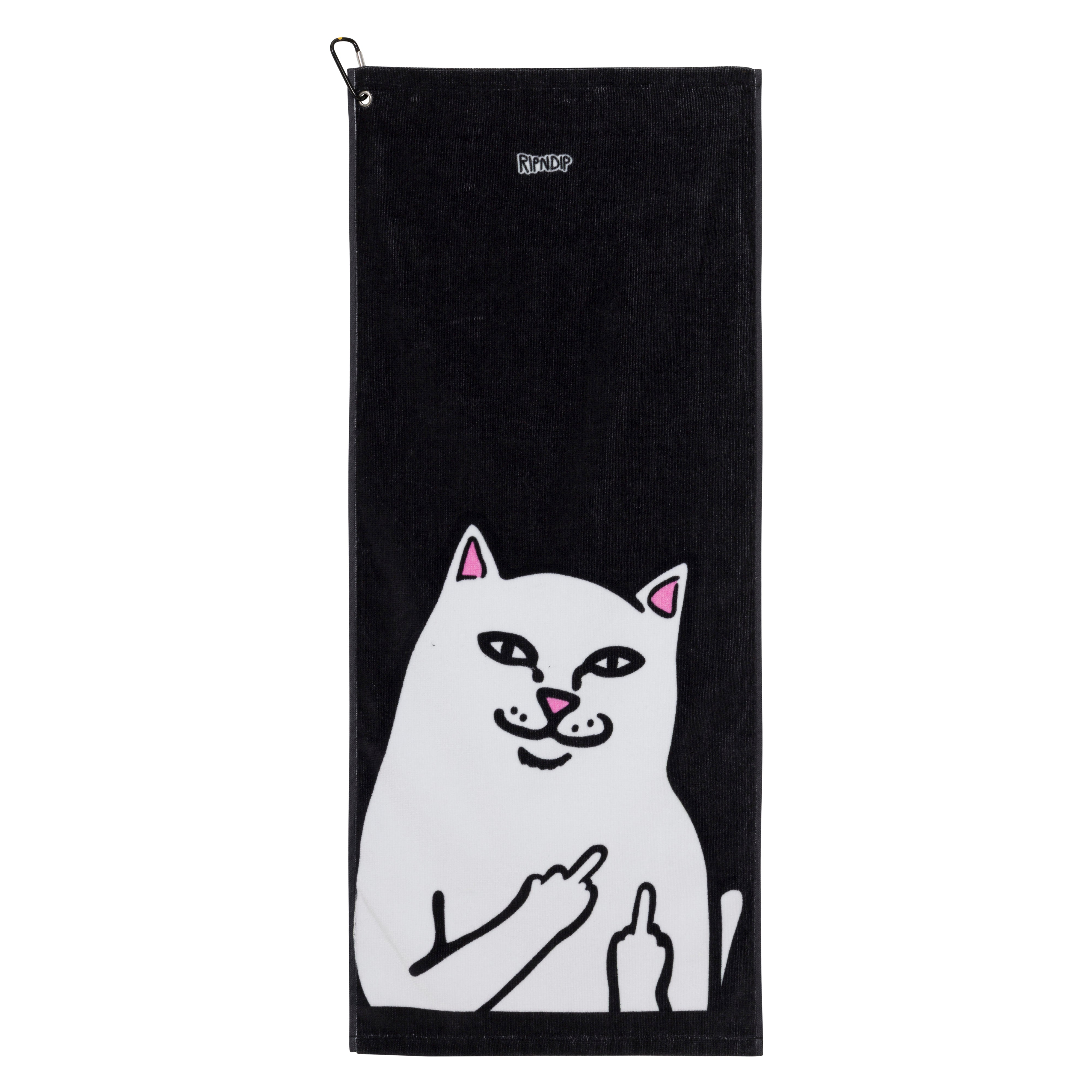 Lord Nermal Golf Towel (Black)、mySite、merchandisen