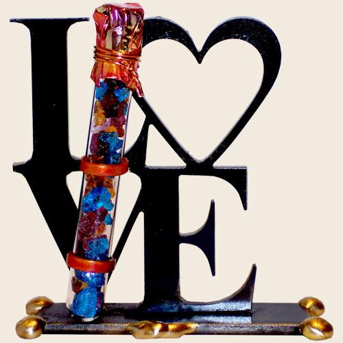 Laser Cut LOVE Sculpture With Shards Tube by Gary Rosenthal、mySite、topwebapps