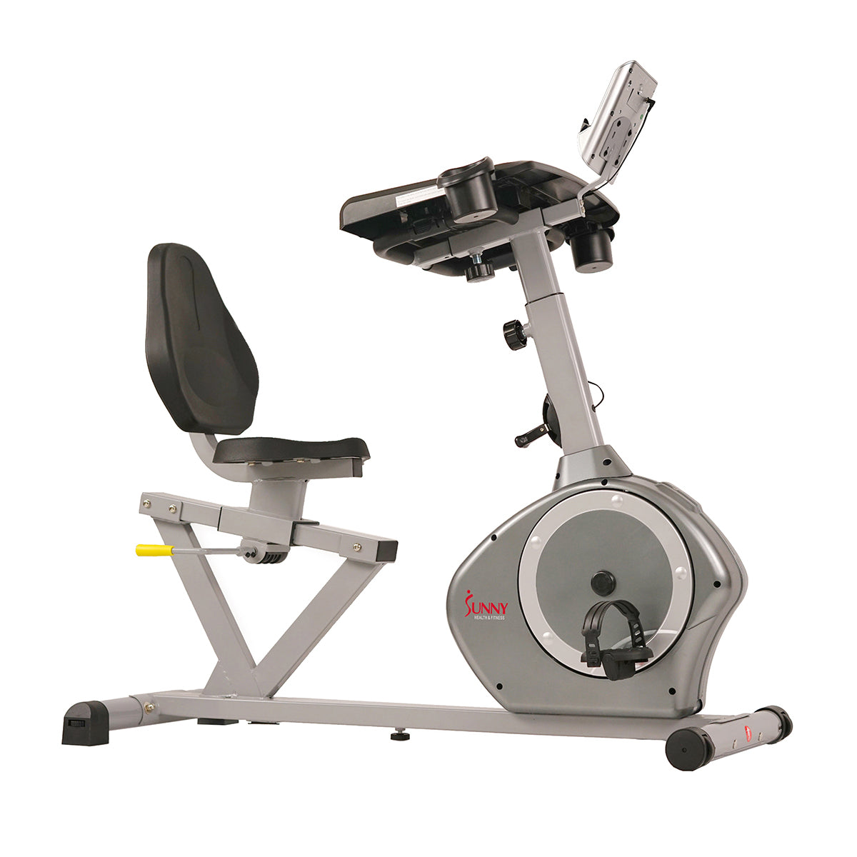  Magnetic Recumbent Exercise Bike with Desk, 350 LB Weight Capacity、mySite、ghnorth