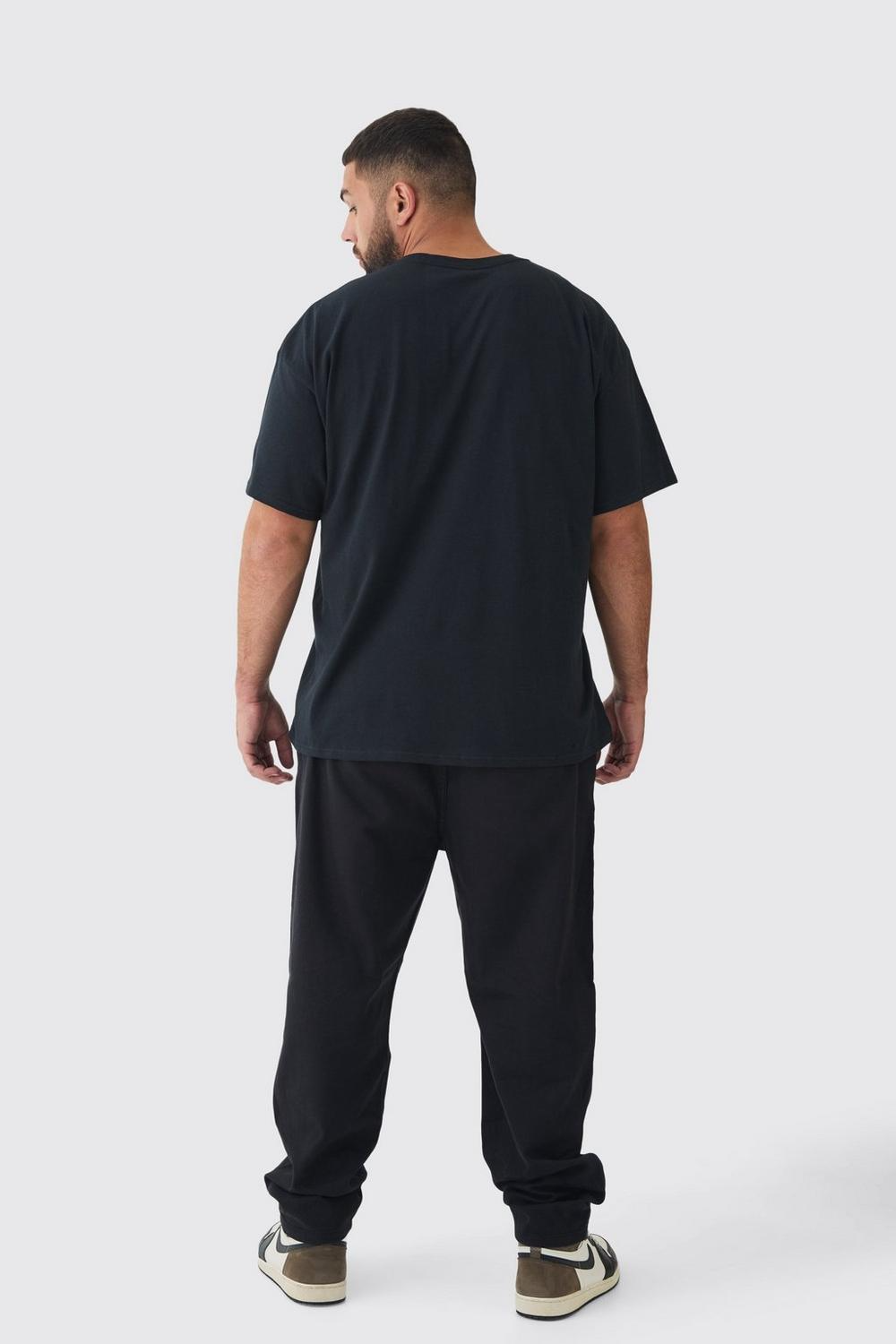  Boohooman Plus Drawcord Tapered Fit Chino Black、mySite、justintrudeaud