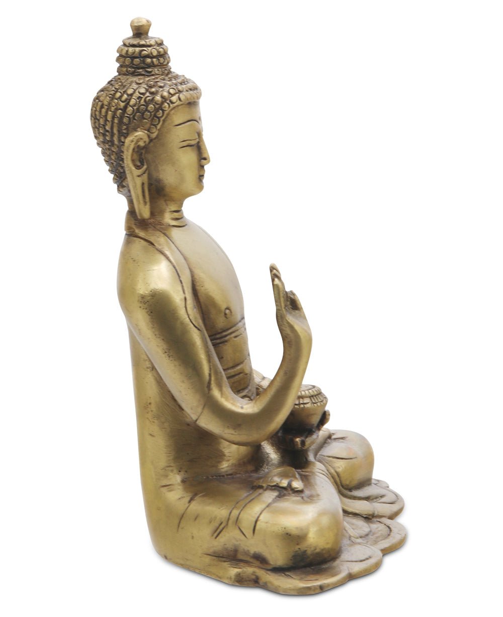 Minimalist Brass Buddha Statue、mySite、topwebapps