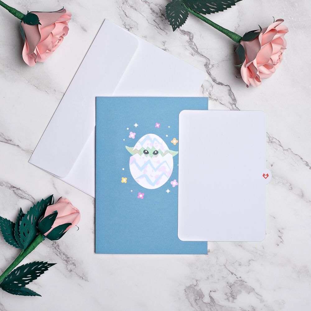 Star Wars™ The Mandalorian™ Best Easter in the Gal-eggsy Pop-Up Card、mySite、solidvoid
