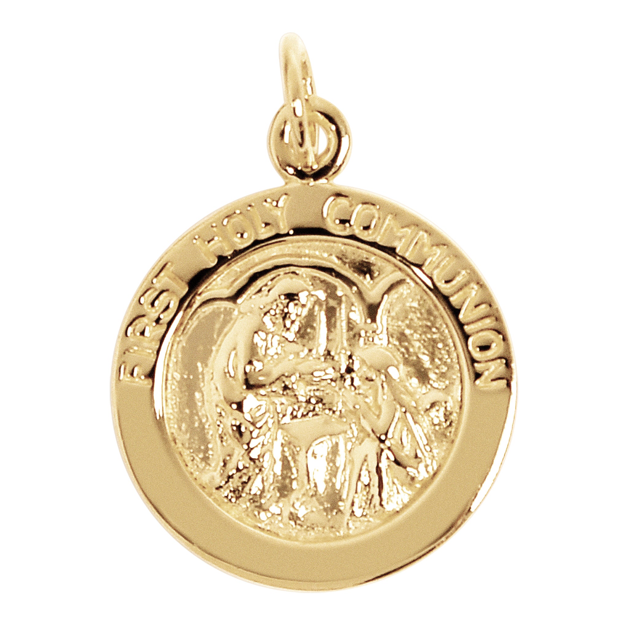 Sterling Silver 18K Gold PVD Coated First Holy Communion Pendant / SSP0168、mySite、dreamappss