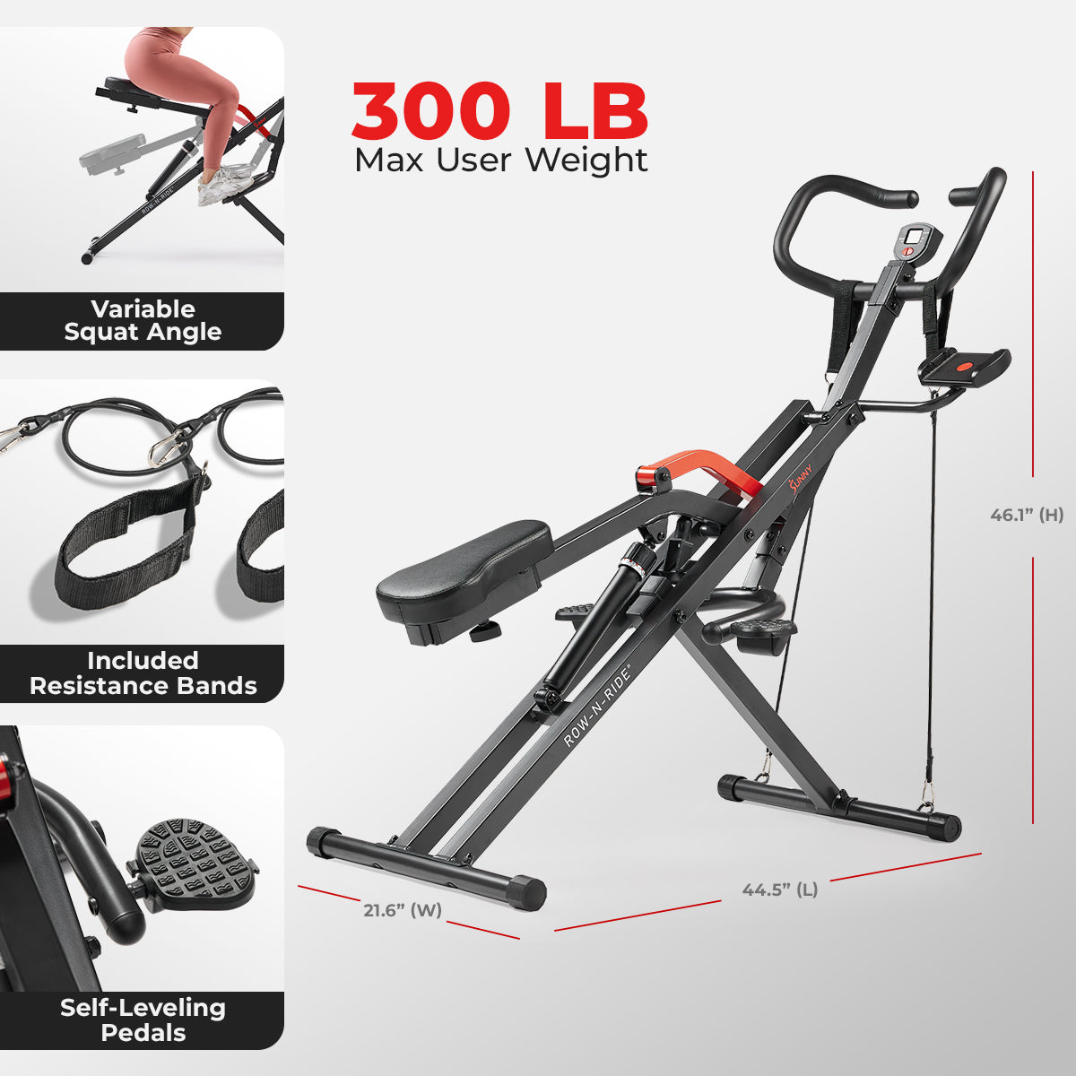  Row-N-Ride® PRO Smart Squat Assist Trainer、mySite、ghnorth