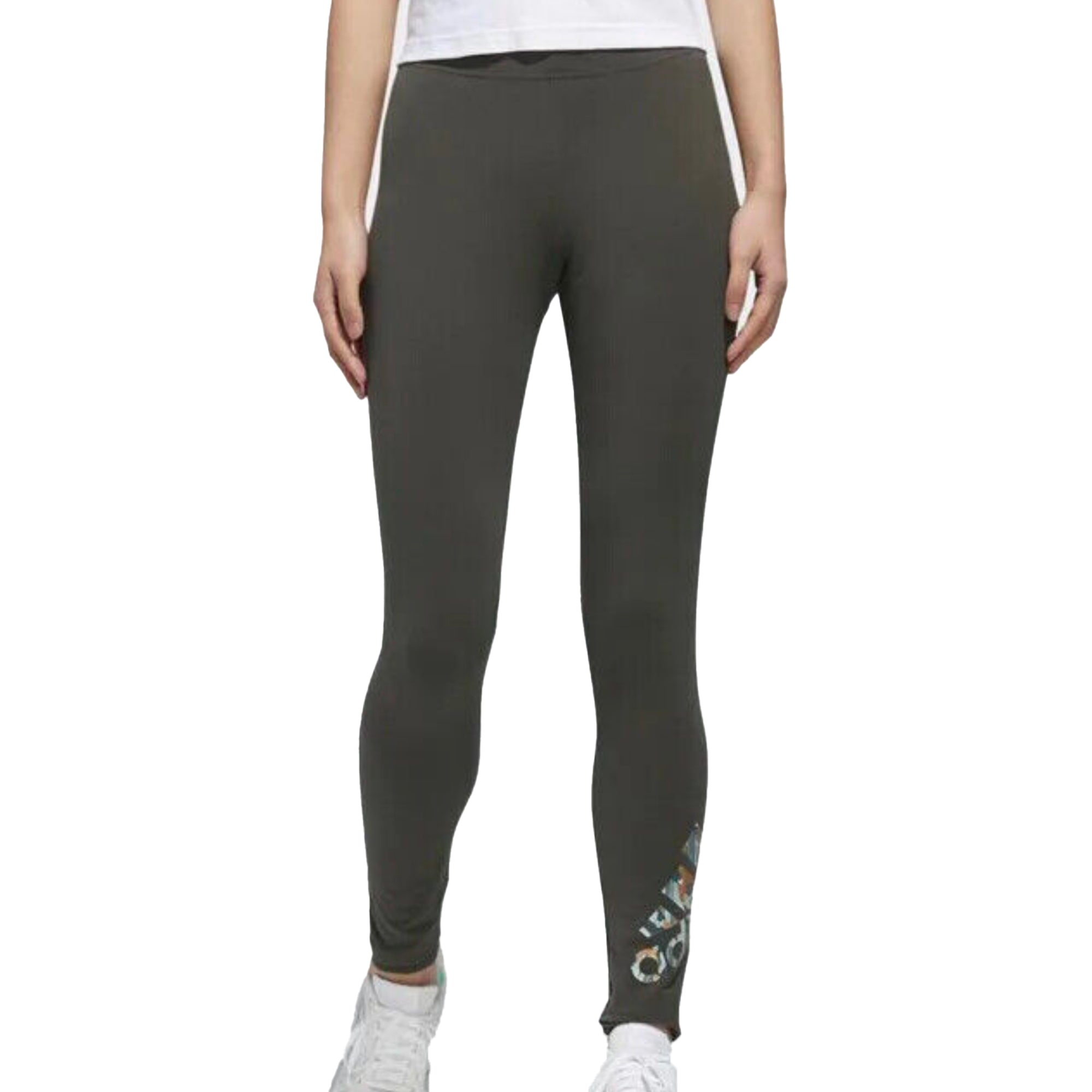 adidas Women's X Zoe Saldana Collection Cotton Leggings Legend Earth、mySite、noshort