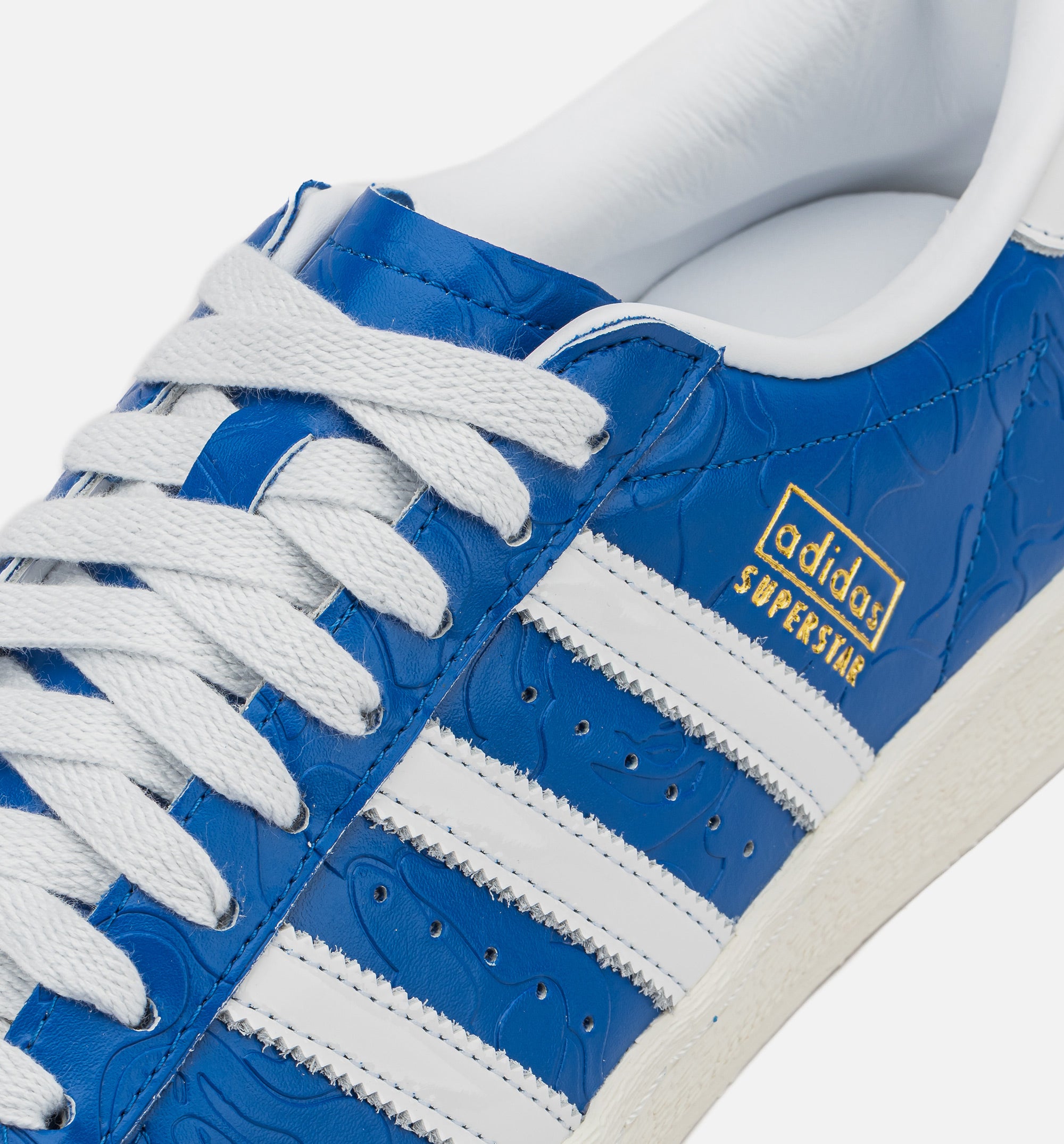 Bape x Adidas Superstar Vintage Mens Lifestyle Shoe - Blue/White、mySite、dreamappss