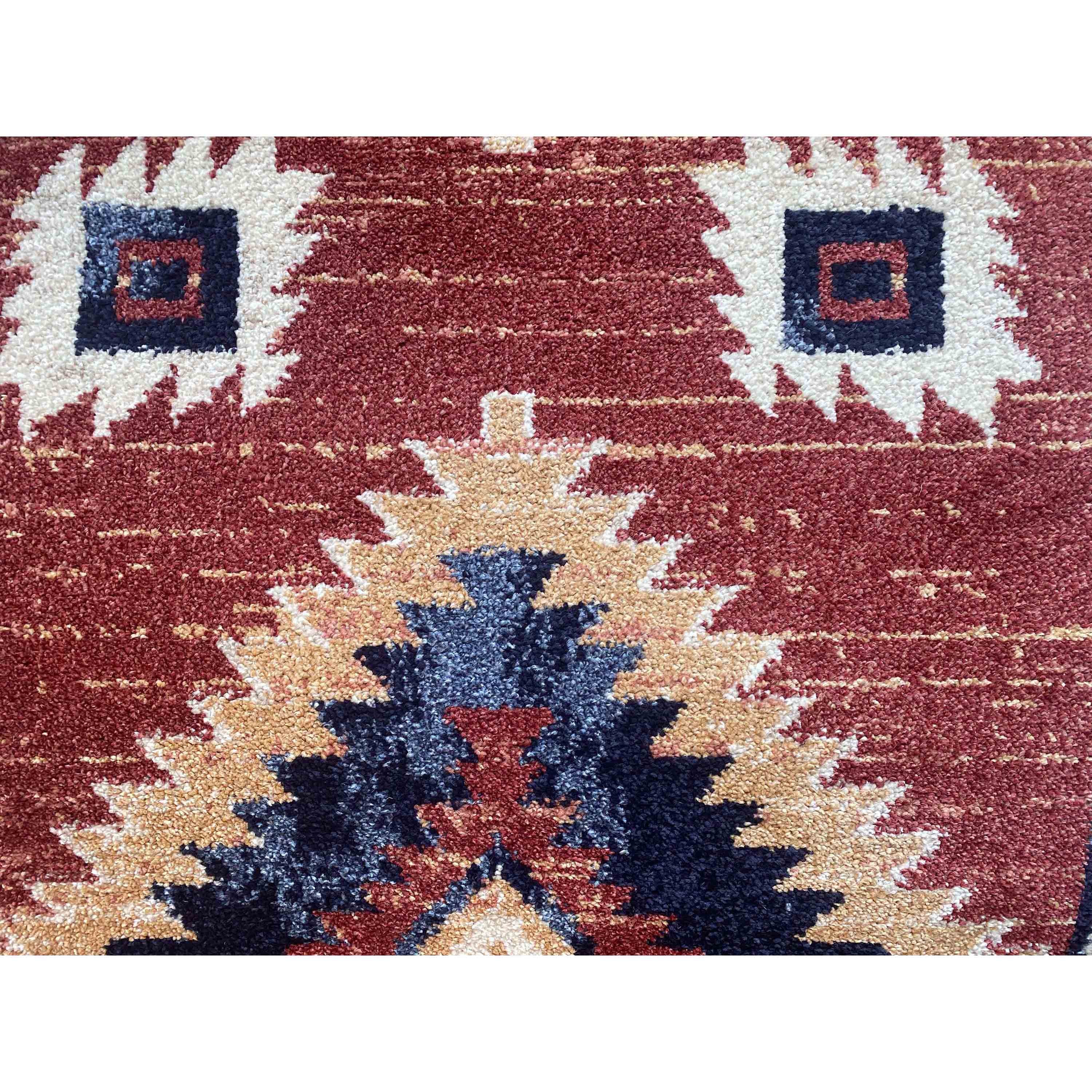 Custom Size Runner Lea Southwestern Red Choose Your Width x Choose Your Length Hallway Runner Rug、mySite、gigharbornorthrealestate