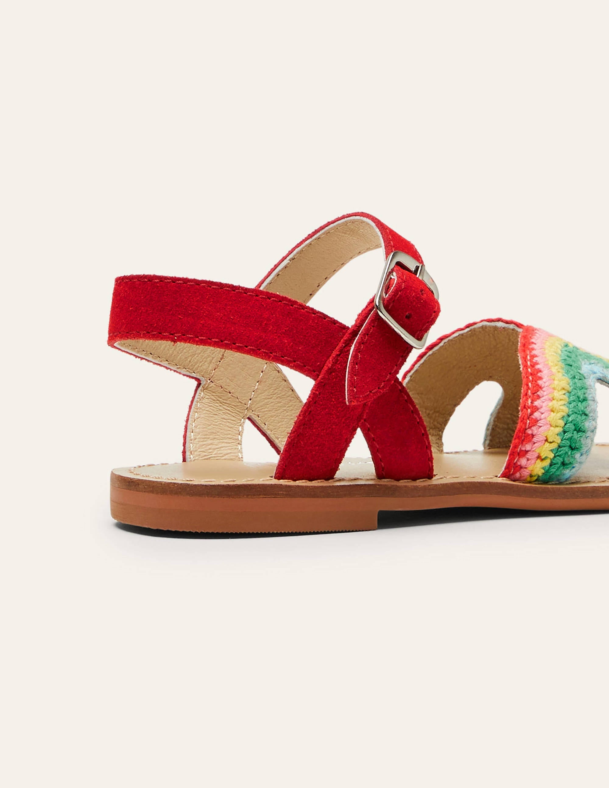  Crochet Sandals-Rainbow Red、mySite、ashleygrahame