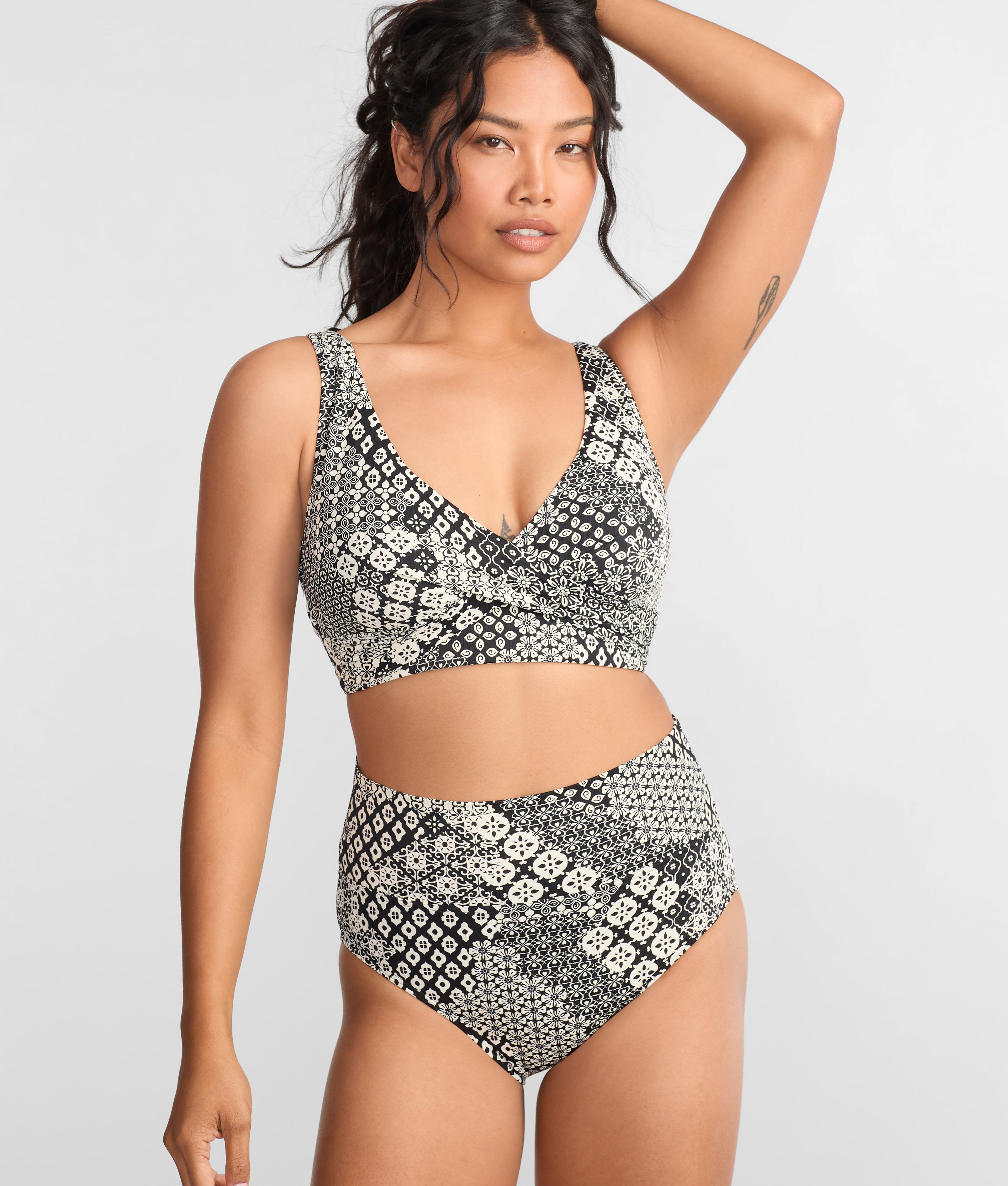  Printed Elsie Underwire Wrap Bikini Top、mySite、justintrudeaud