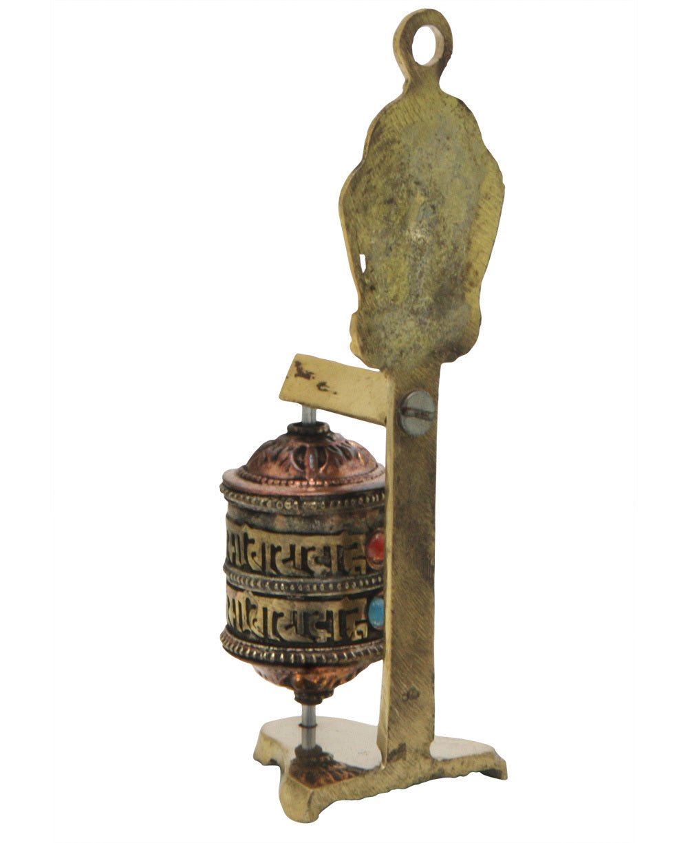 Set of Eight Miniature Prayer Wheels with Tibetan Auspicious Symbols、mySite、topwebapps