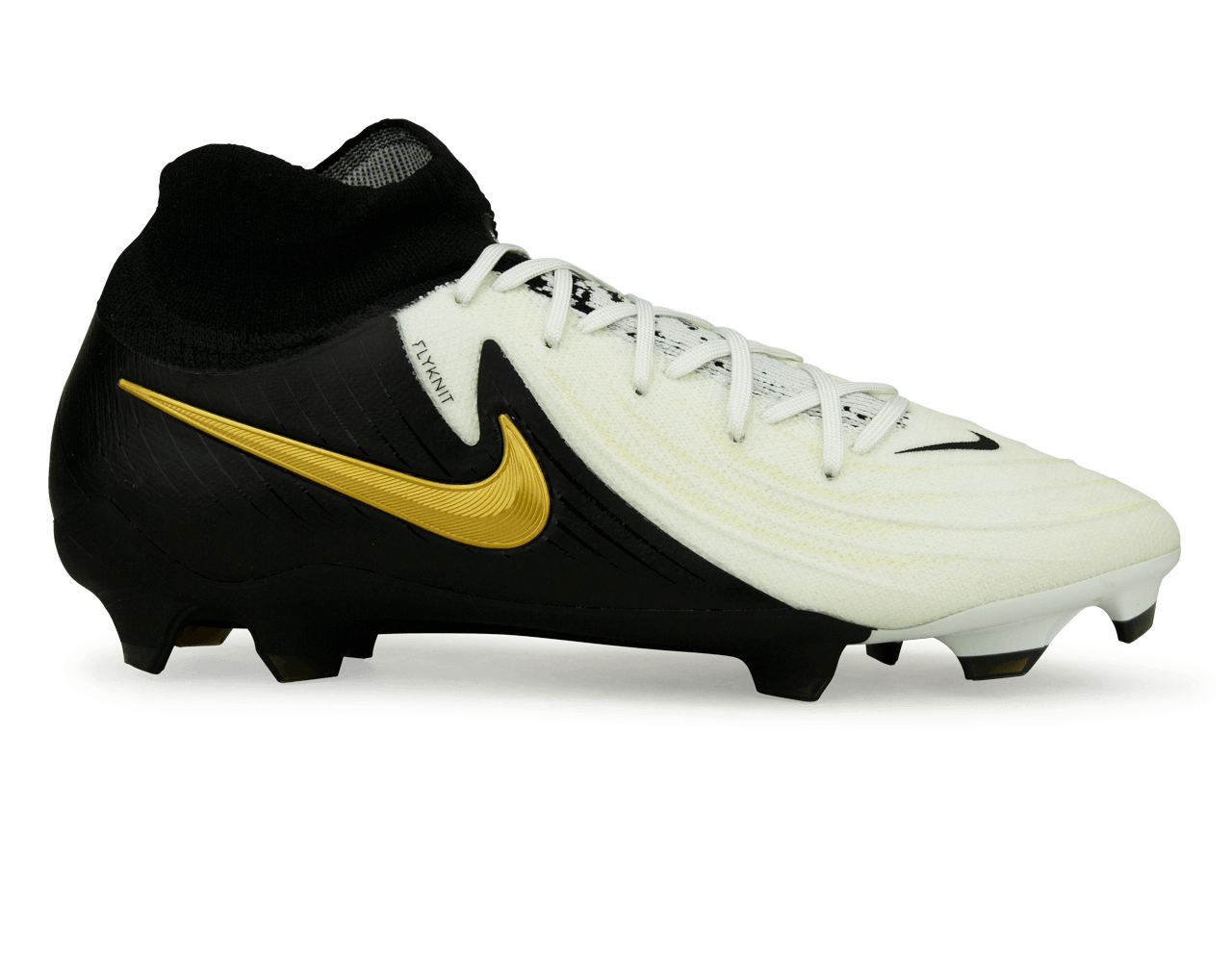 Nike Men's Phantom Luna II Pro FG White/Black/Gold、mySite、noshort