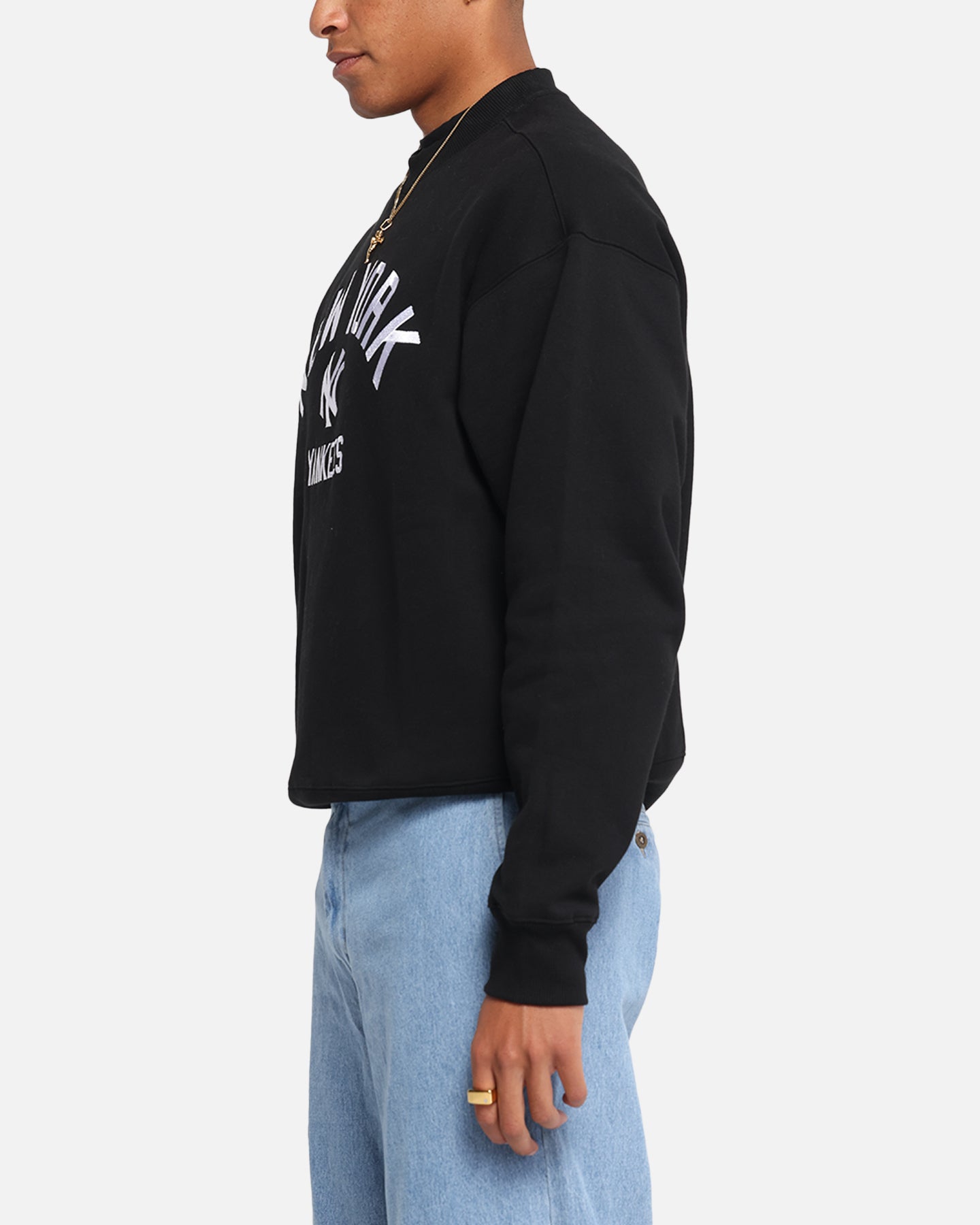 Majestic Athletic New York Yankees Arch Boxy Crewneck Black、mySite、zt4zffjzw