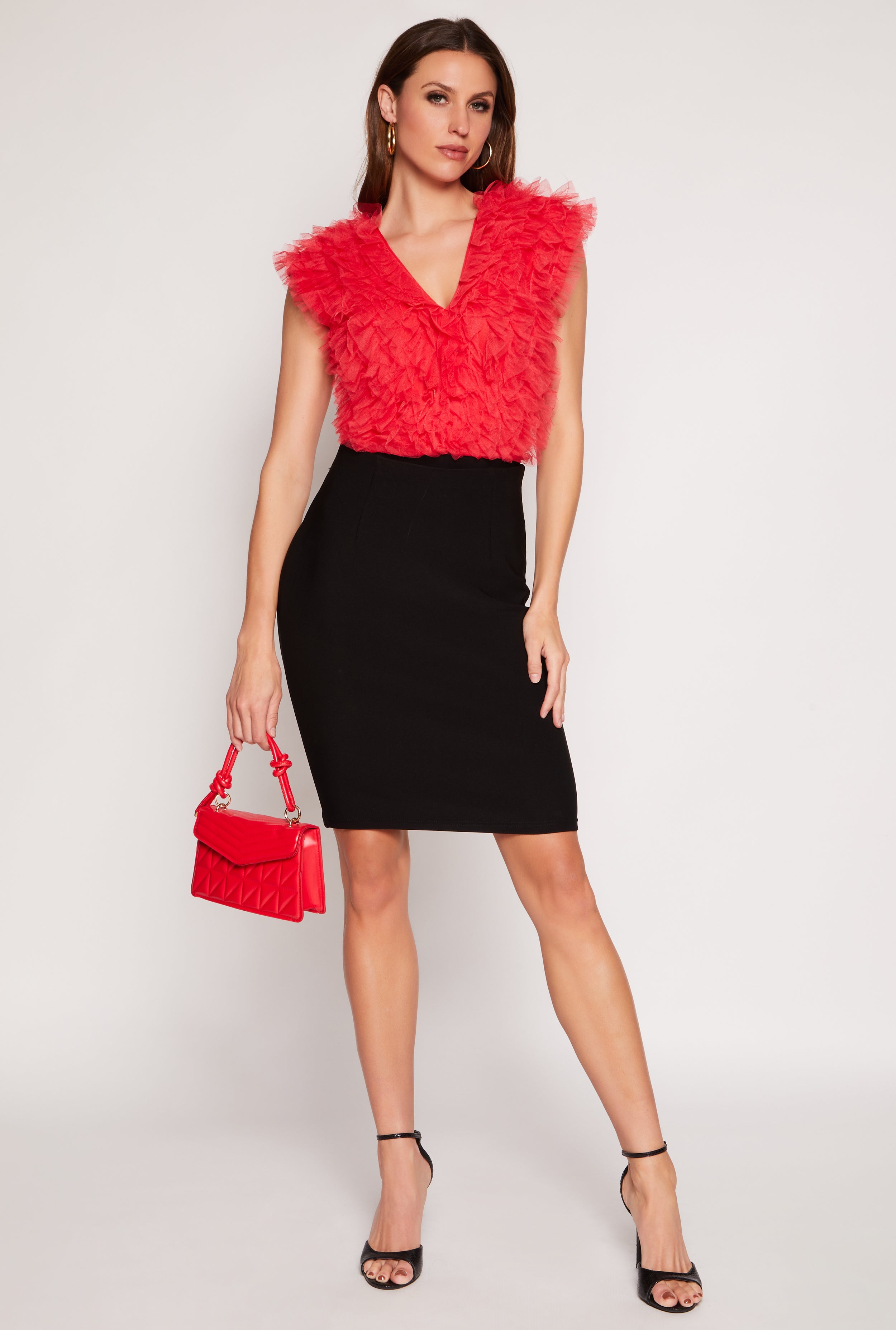 Ruffled Tulle Bodysuit、mySite、camillekostekn