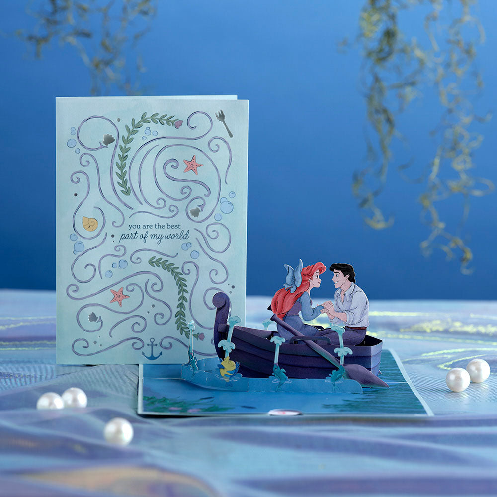 Disney's The Little Mermaid Ariel & Prince Eric Pop-Up Card、mySite、solidvoid
