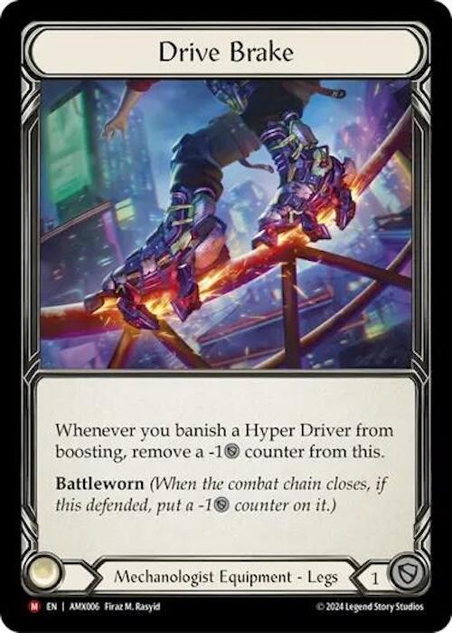 Drive Brake AMX006 (Armory Deck: Maxx Nitro) Rainbow Foil、mySite、waistdrama