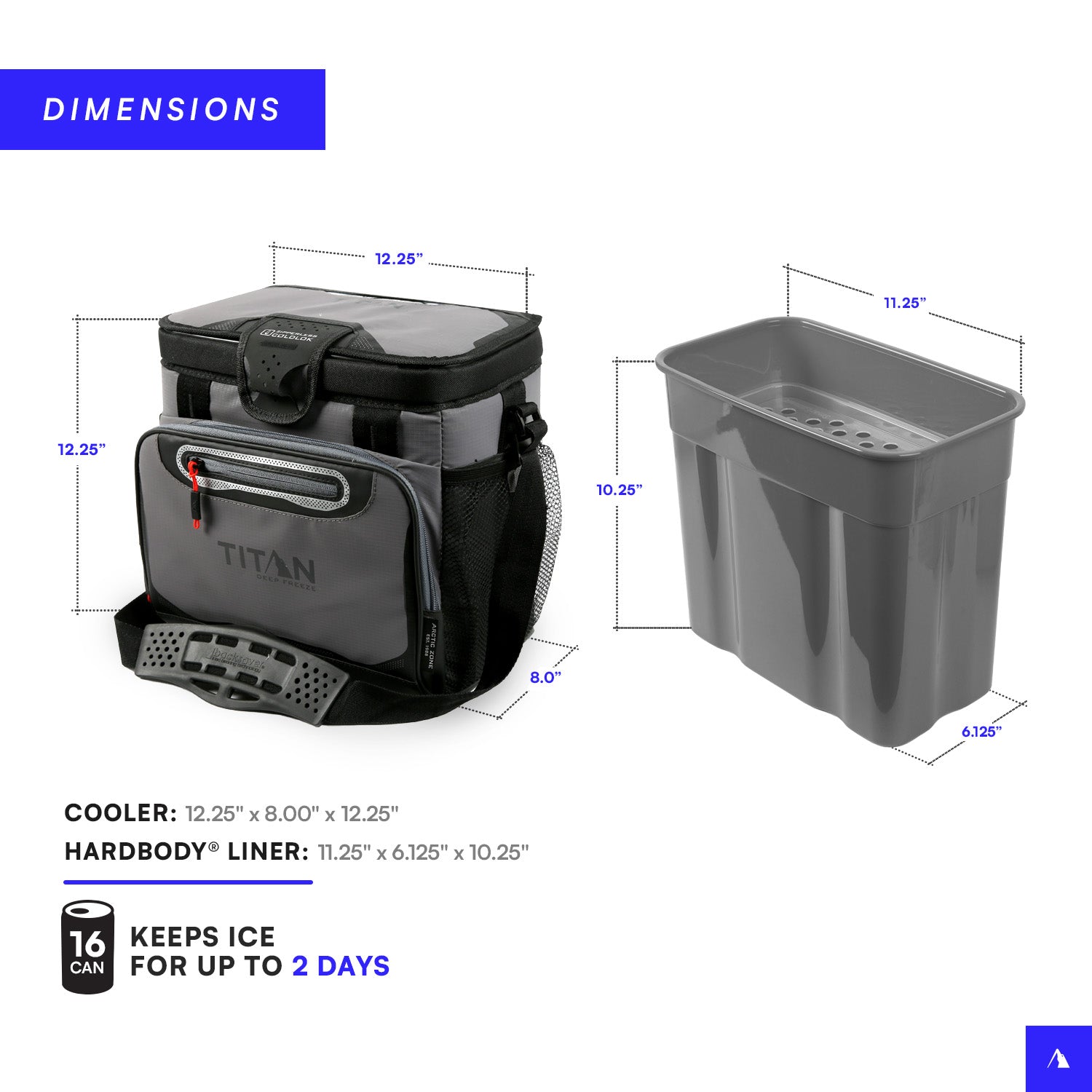 16 Can Zipperless HardBody® Cooler、mySite、noshort