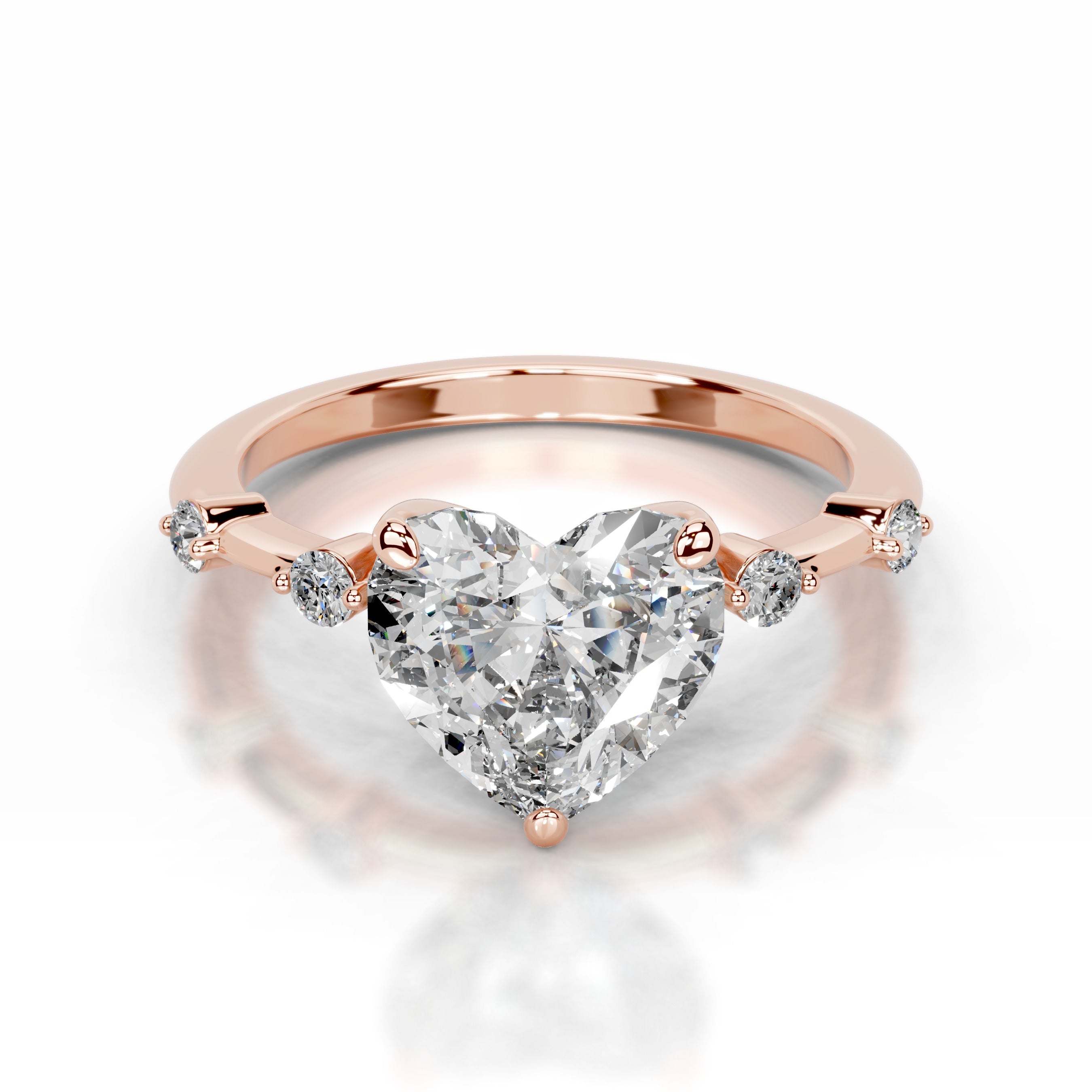 Ninnette Lab Grown Diamond Ring - 14K Rose Gold、mySite、hinf8tx79