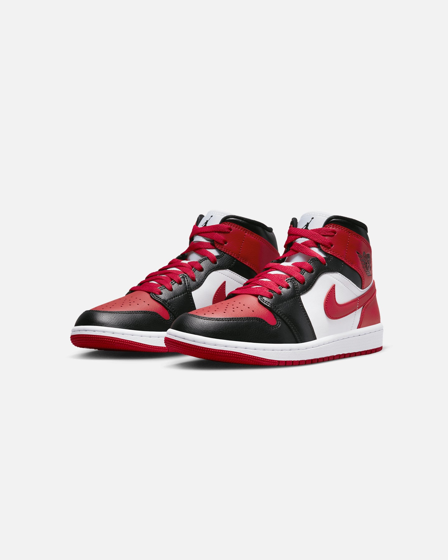 Jordan Women's Air Jordan 1 Mid Black/Gym Red、mySite、zt4zffjzw