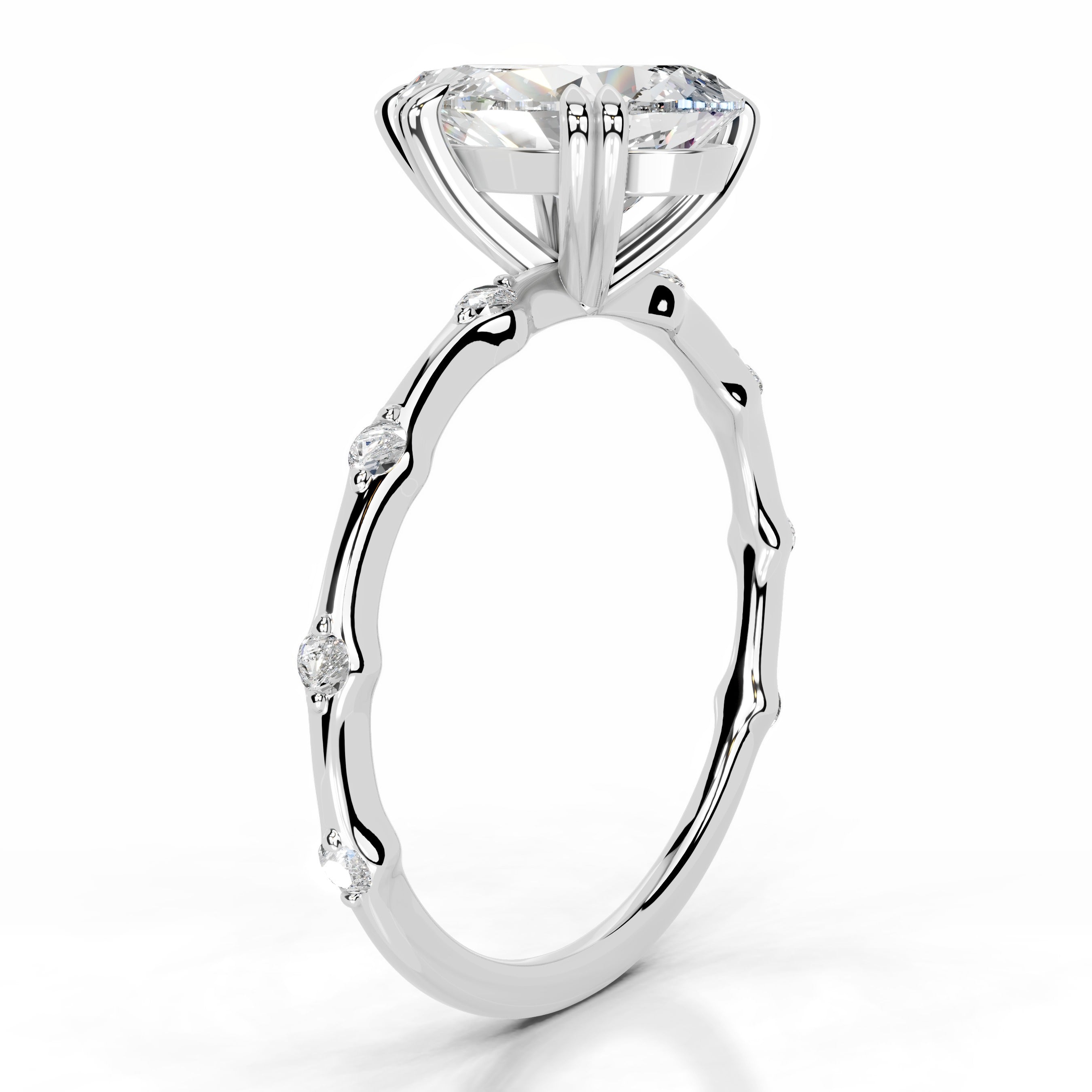 Wilma Diamond Engagement Ring - 18K White Gold、mySite、hinf8tx79