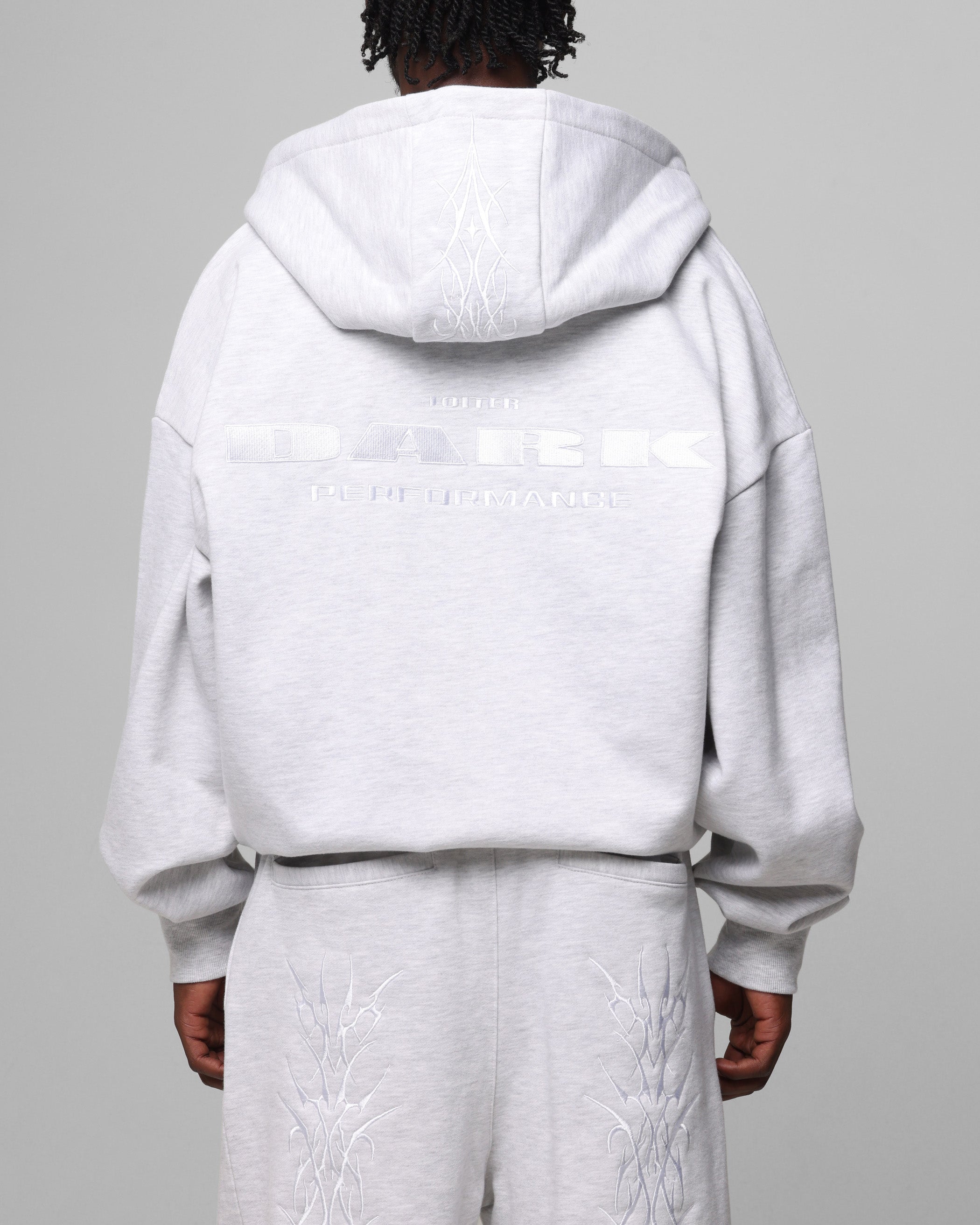 Loiter Blood Born Zip Hoodie Grey Marle、mySite、zt4zffjzw