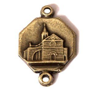 Saint Clare Basilica medal - Bronze (1.5cm-0.6 in diameter)、mySite、topwebapps