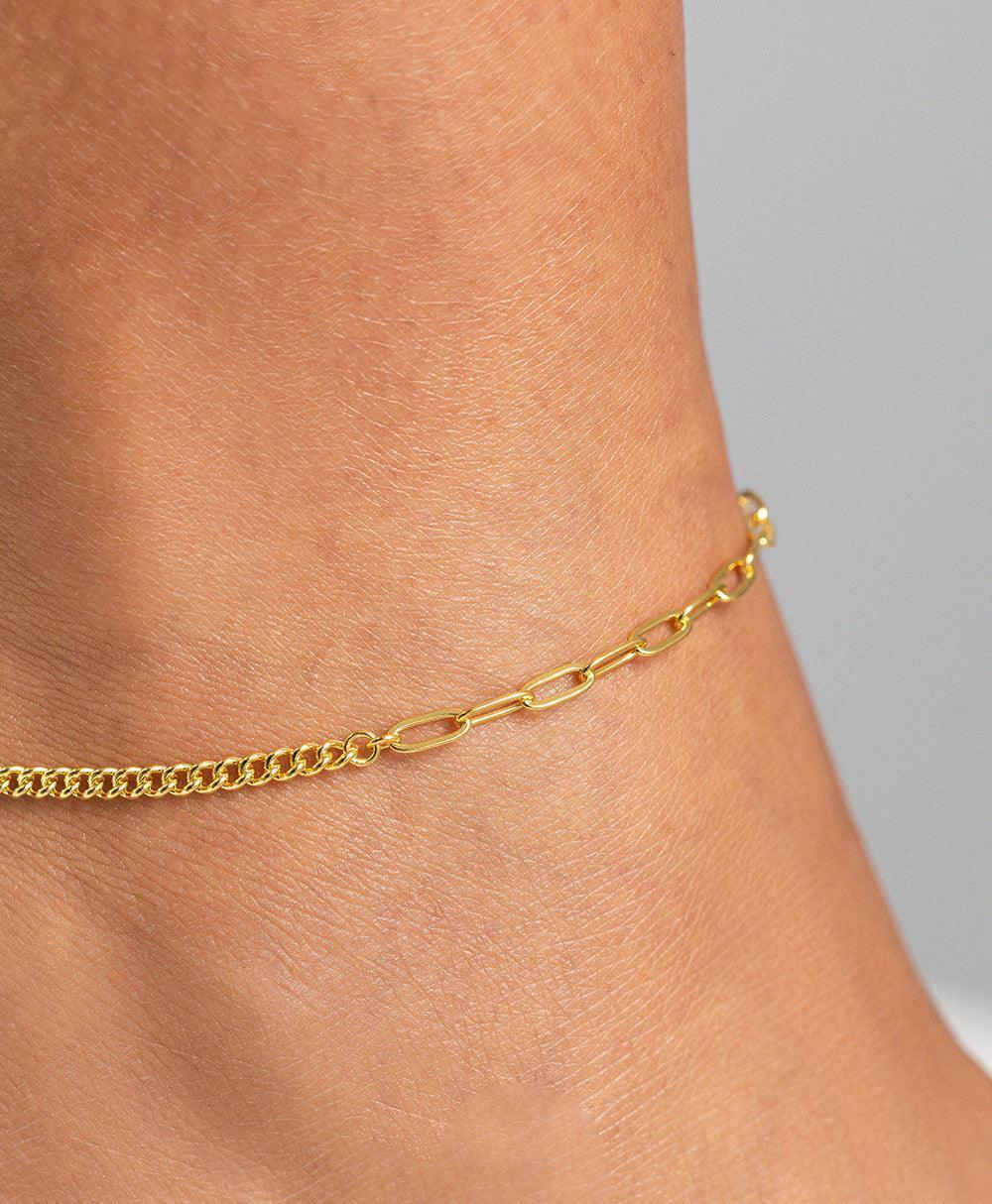 Vilma Anklet 18ct Gold Plated