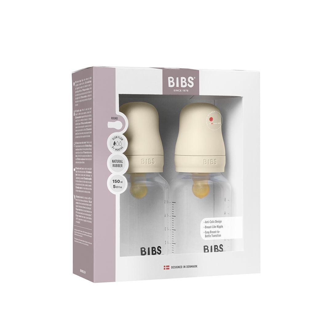  BIBS Baby Bottle Latex 2 Pack - Clear、mySite、merchandisen
