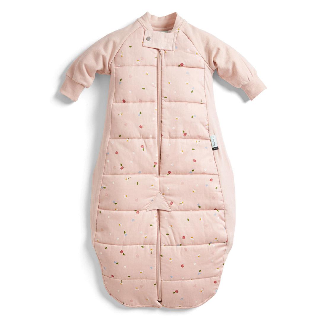  ergoPouch Organic Winter Long Sleeved 2 in 1 Sleeping Suit Bag - 2.5 TOG - Daisies、mySite、merchandisen