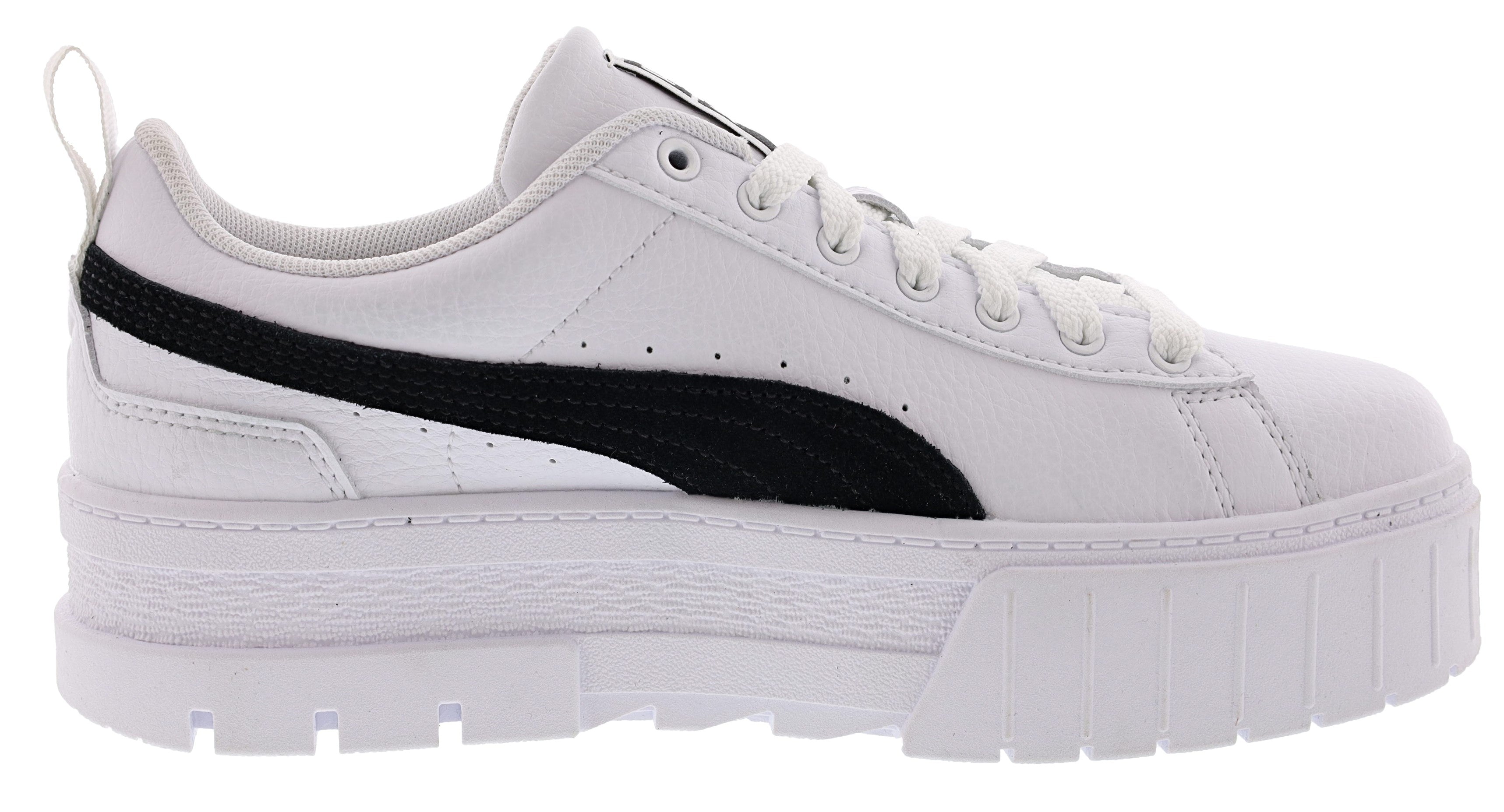 Puma Big Kids Mayze Leather Jr. Platform Sneakers、mySite、dreamappss