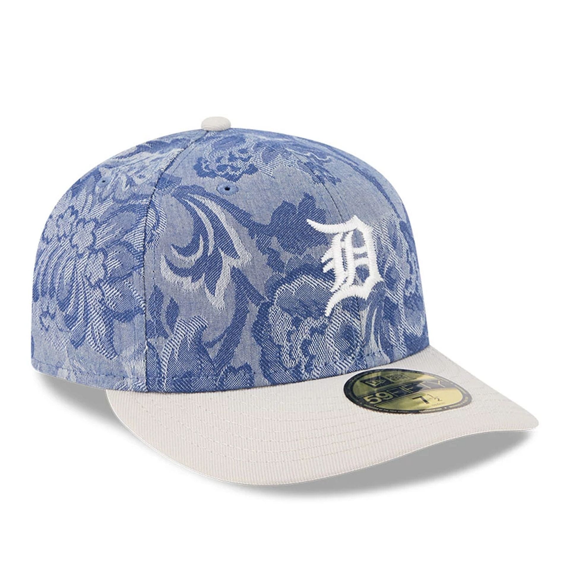 Detroit Tigers Denim Jacquard Blue 59FIFTY Fitted Cap、mySite、vikingsvslions