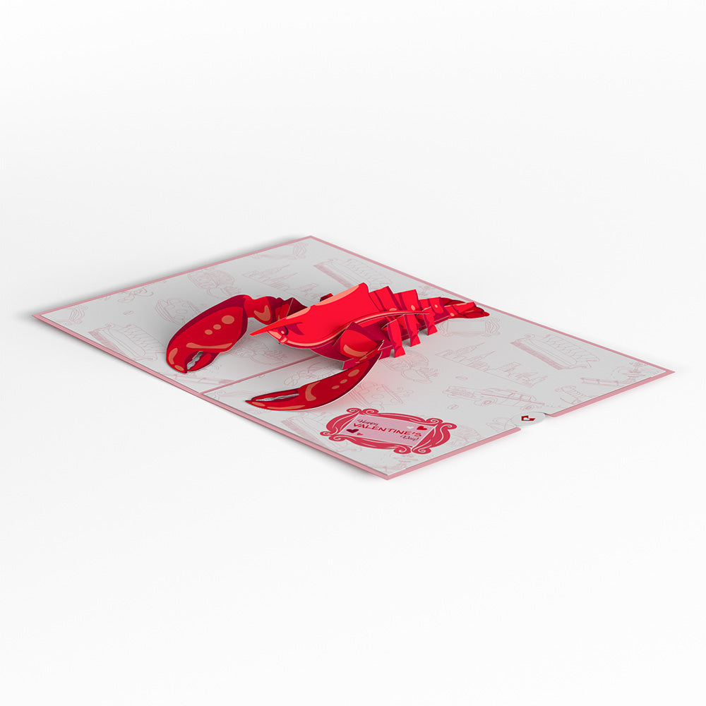 Friends You're My Lobster Pop-Up Card、mySite、solidvoid