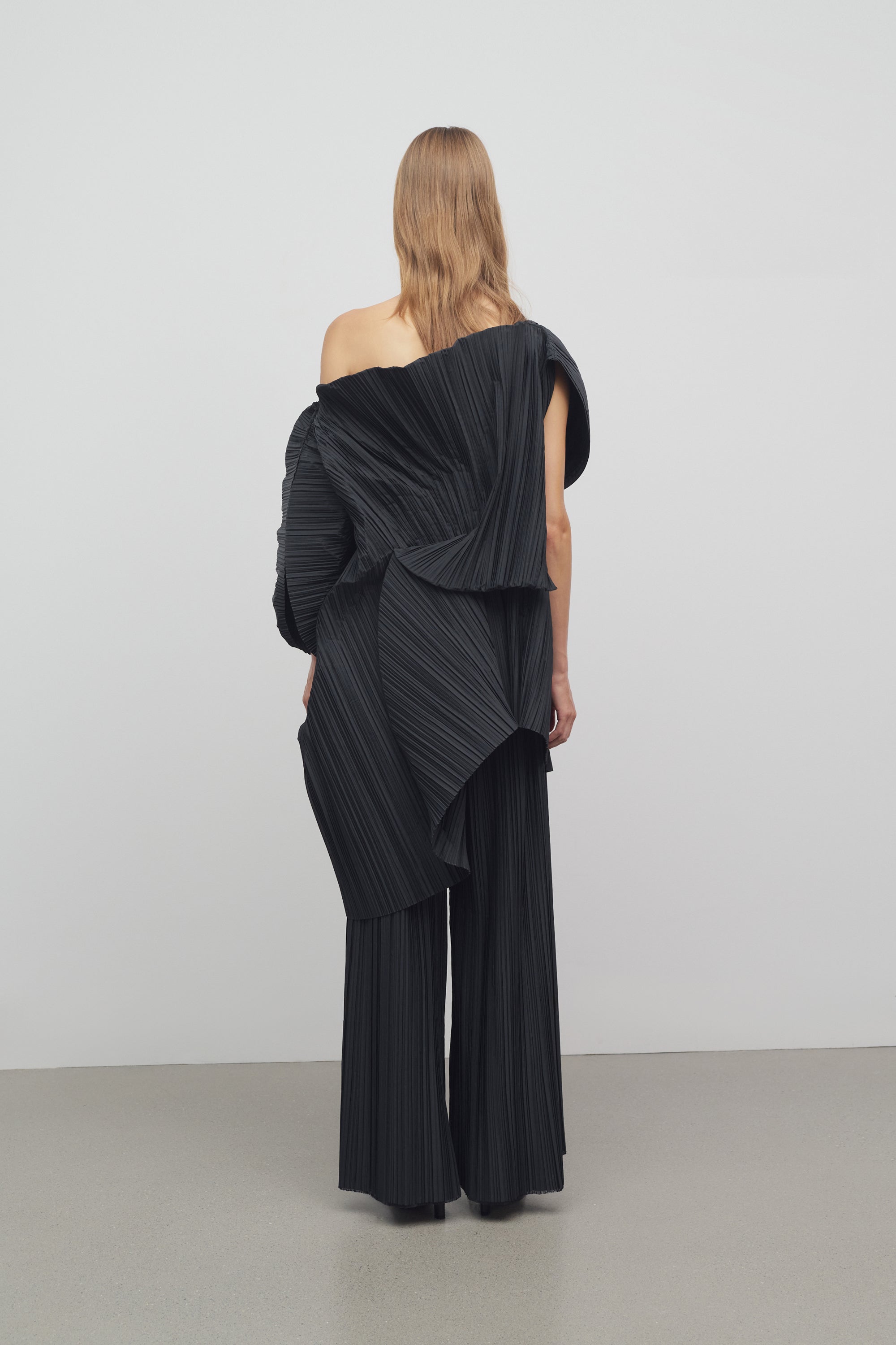 Gala Pant in Polyester and Wool、mySite、aoinhome