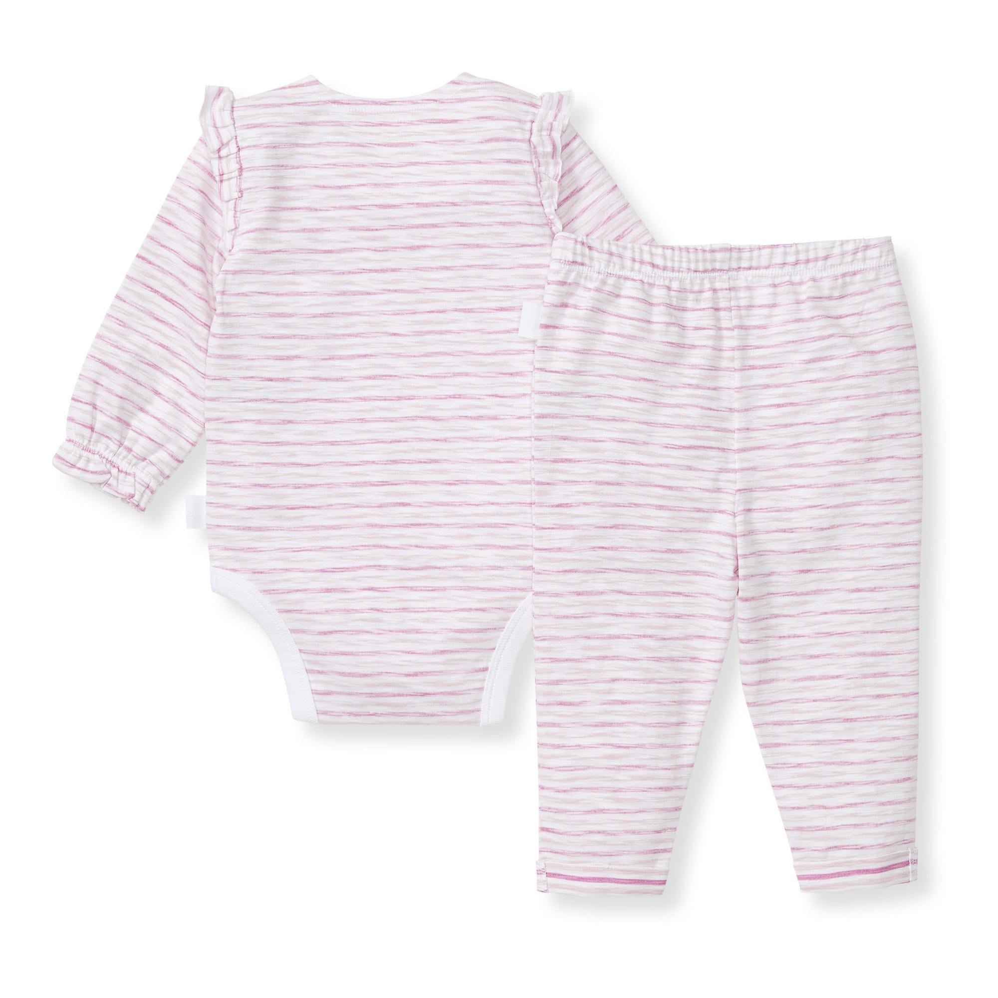  Slub Stripe Baby Girl Bodysuit Set、mySite、layawaytickets