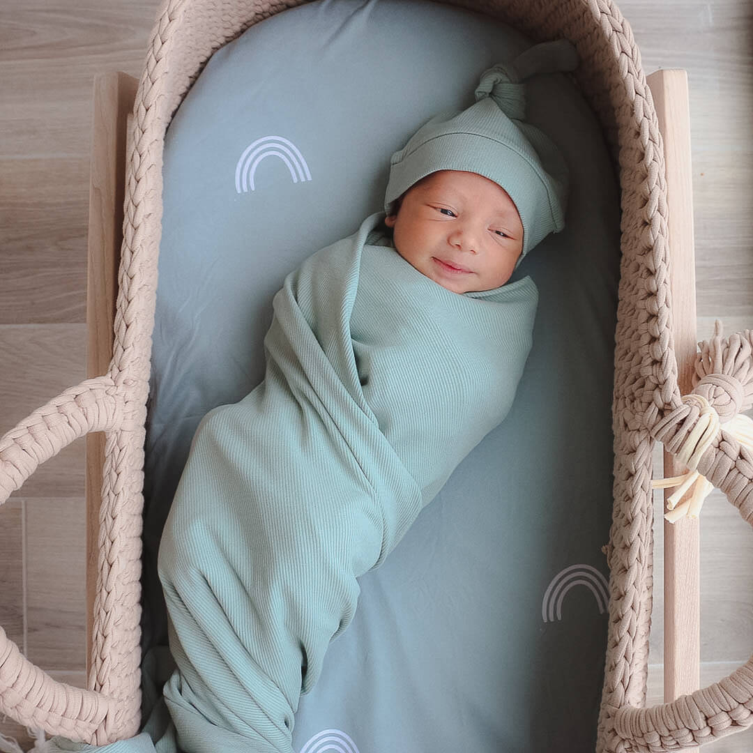  Sea Salt Ribbed Bamboo Knit Swaddle、mySite、layawaytickets