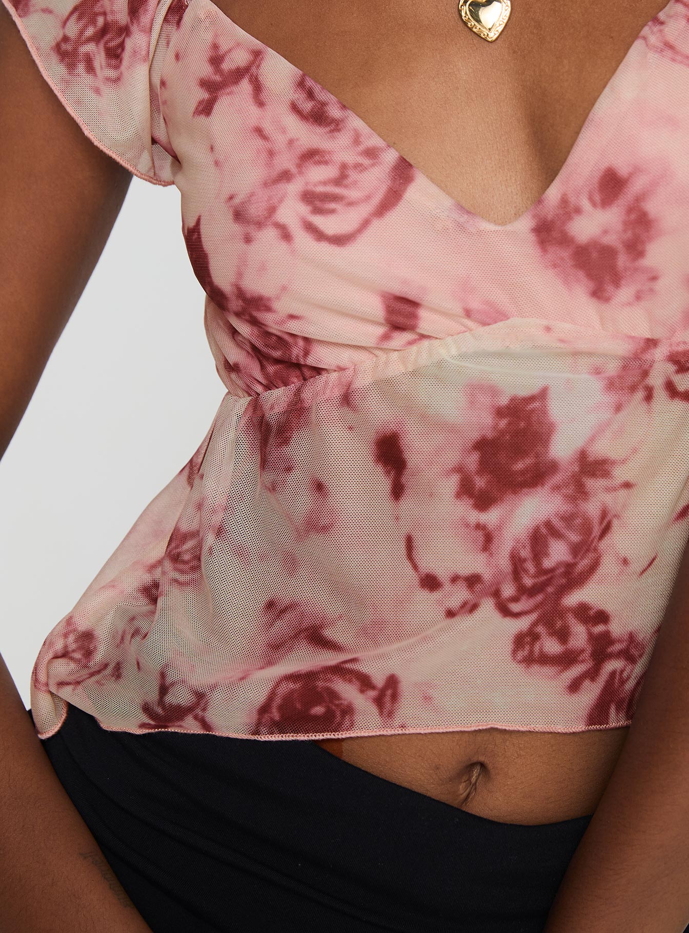 Time After Top Pink Floral、mySite、solidvoid