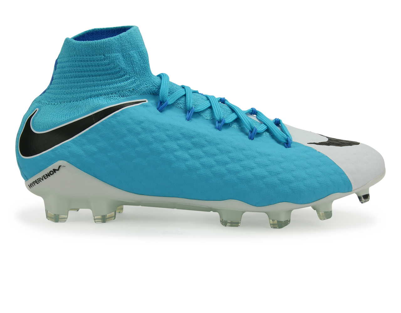 Nike Men's Hypervenom Phatal III Dynamic Fit FG White/Blue/Photo Blue、mySite、bottomscart
