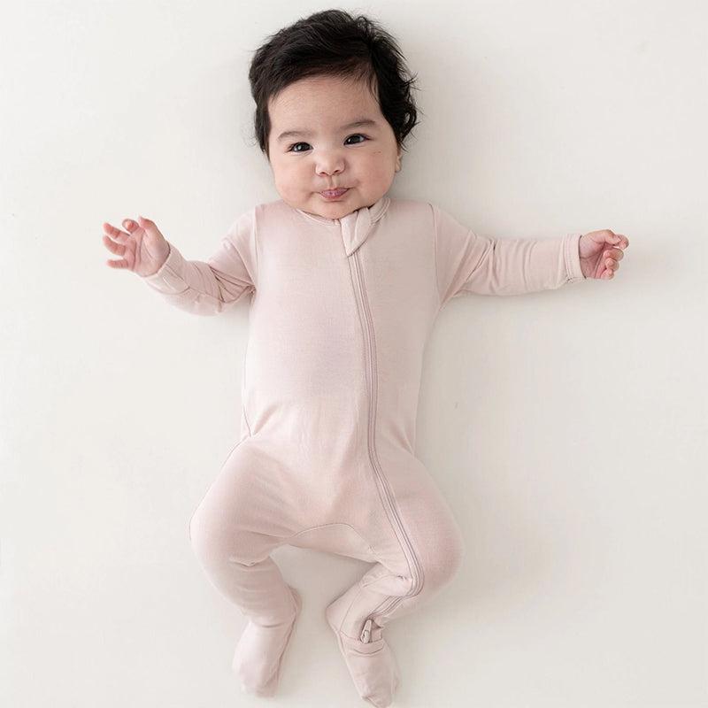  Kyte Baby Zippered Footed Sleepsuit - Blush、mySite、merchandisen