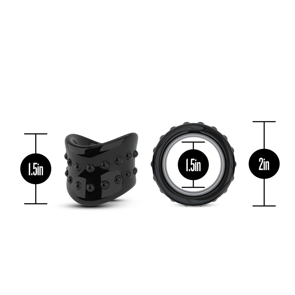 Stay Hard By Blush® | X-Long: Black Beef Ball Stretcher - 1.5-Inch Diameter、mySite、bottomscart