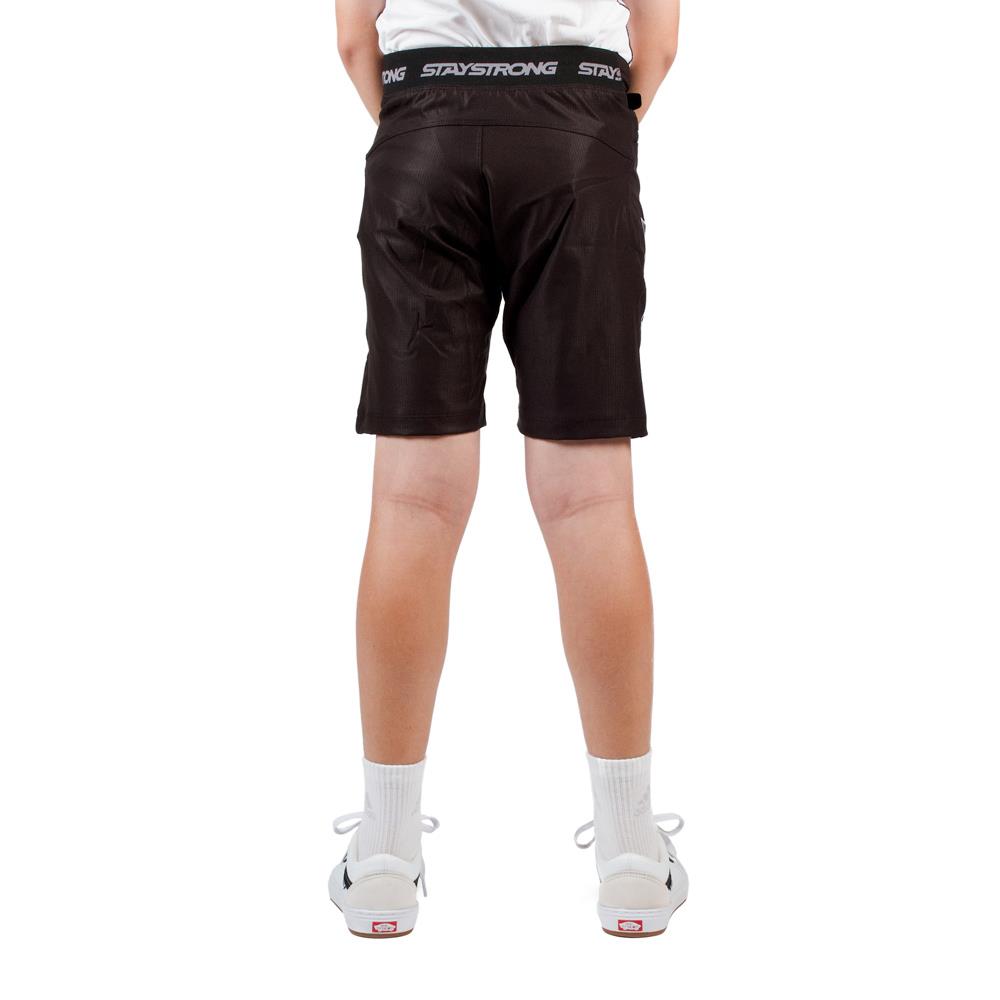  Stay Strong Youth V3 Race Shorts - Black/White、mySite、merchandisen