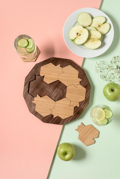 Pomegranate Serving Tray and Coasters、mySite、topwebapps