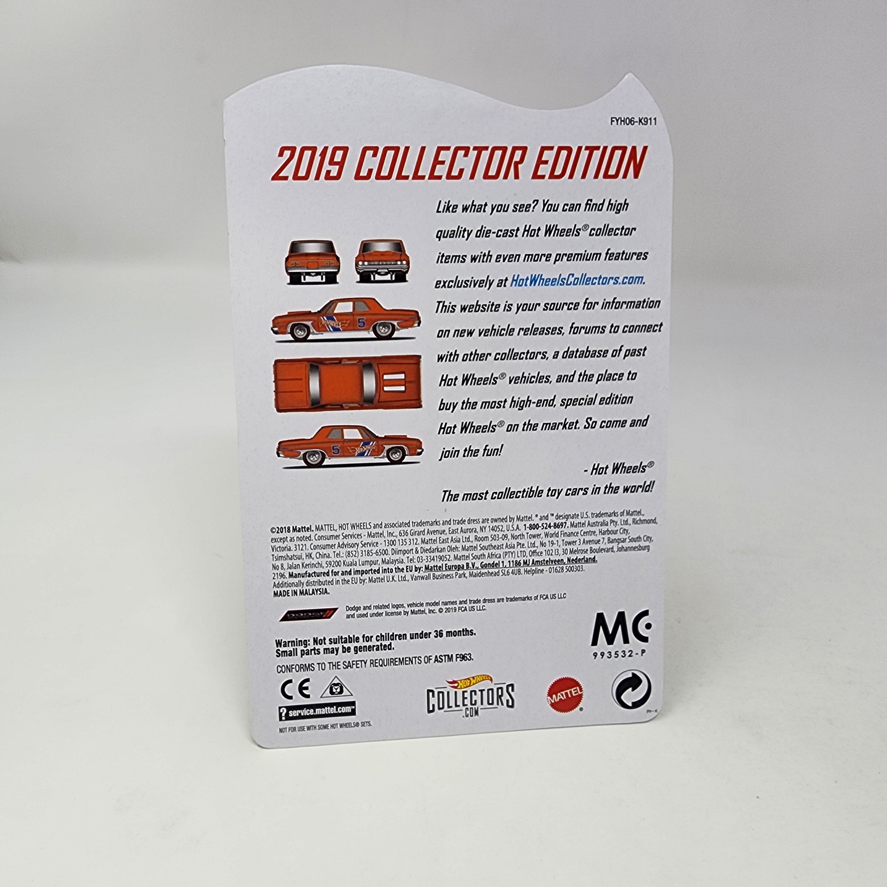 '64 Dodge 330 * Hot Wheels Collectors 2019、mySite、hgirdovlk