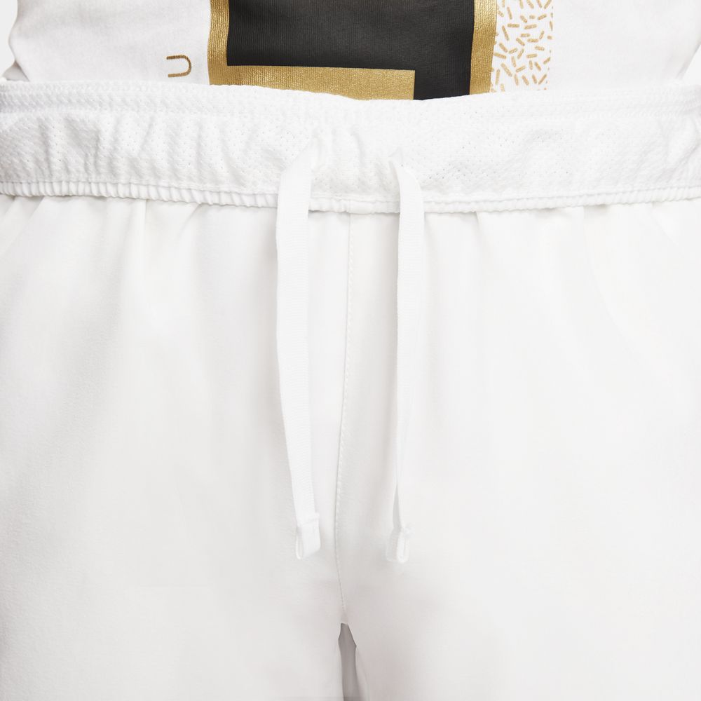 Nike Boys' Court Flex Ace Shorts (White/Black)