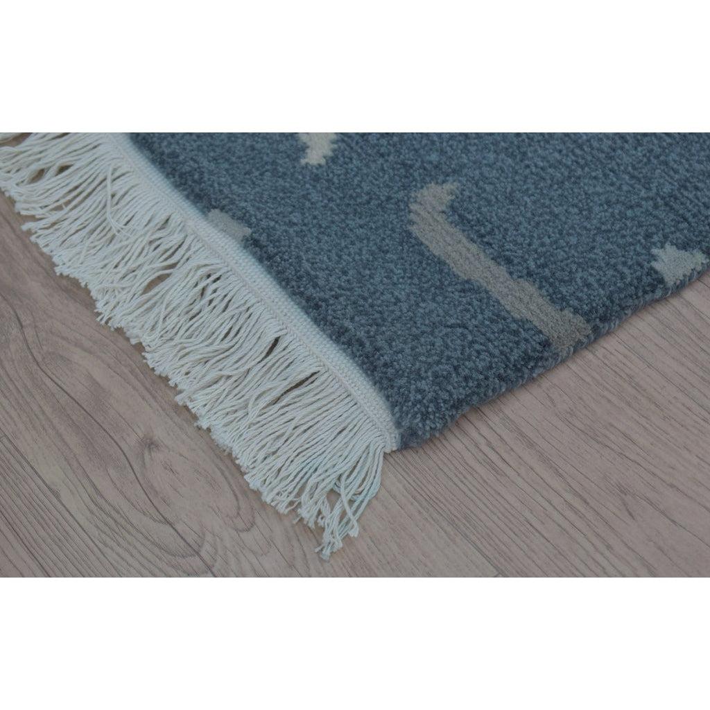 Branksome Blue Gray Wool Handknotted Rug、mySite、gigharbornorthrealestate