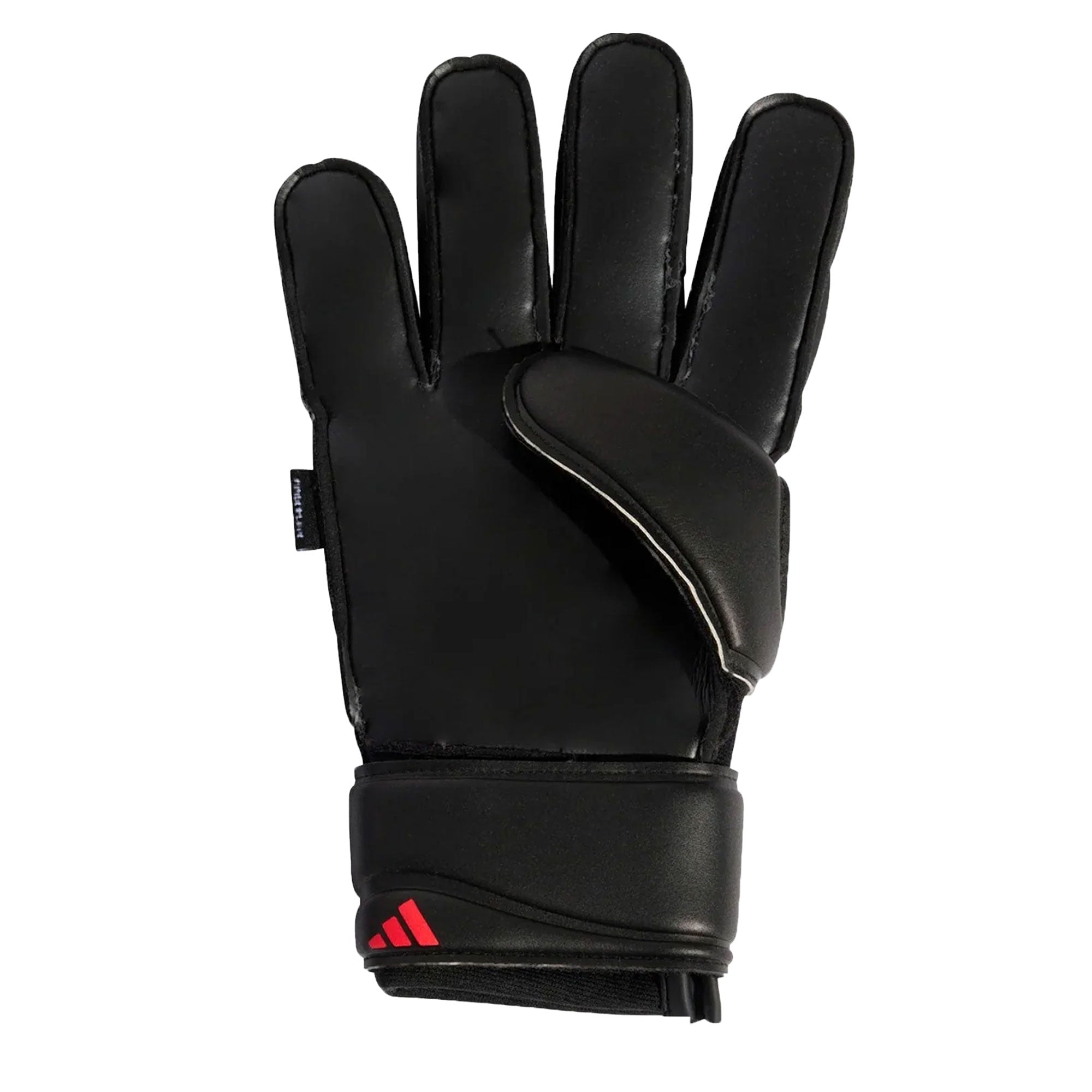 adidas Men's Predator Match Fingersave Goalkeeper Gloves Black/Red、mySite、noshort